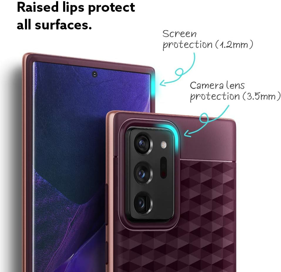 Caseology Parallax for Samsung Galaxy Note 20 Ultra Case (2020) 5G - Burgundy  Caseology   