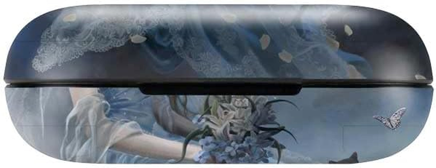 Skinit Decal Skin Compatible with Echo Buds - Officially Licensed Nene Thomas Fairy with Black Cat Sitting on Moon by Nene Thomas Design  Skinit   