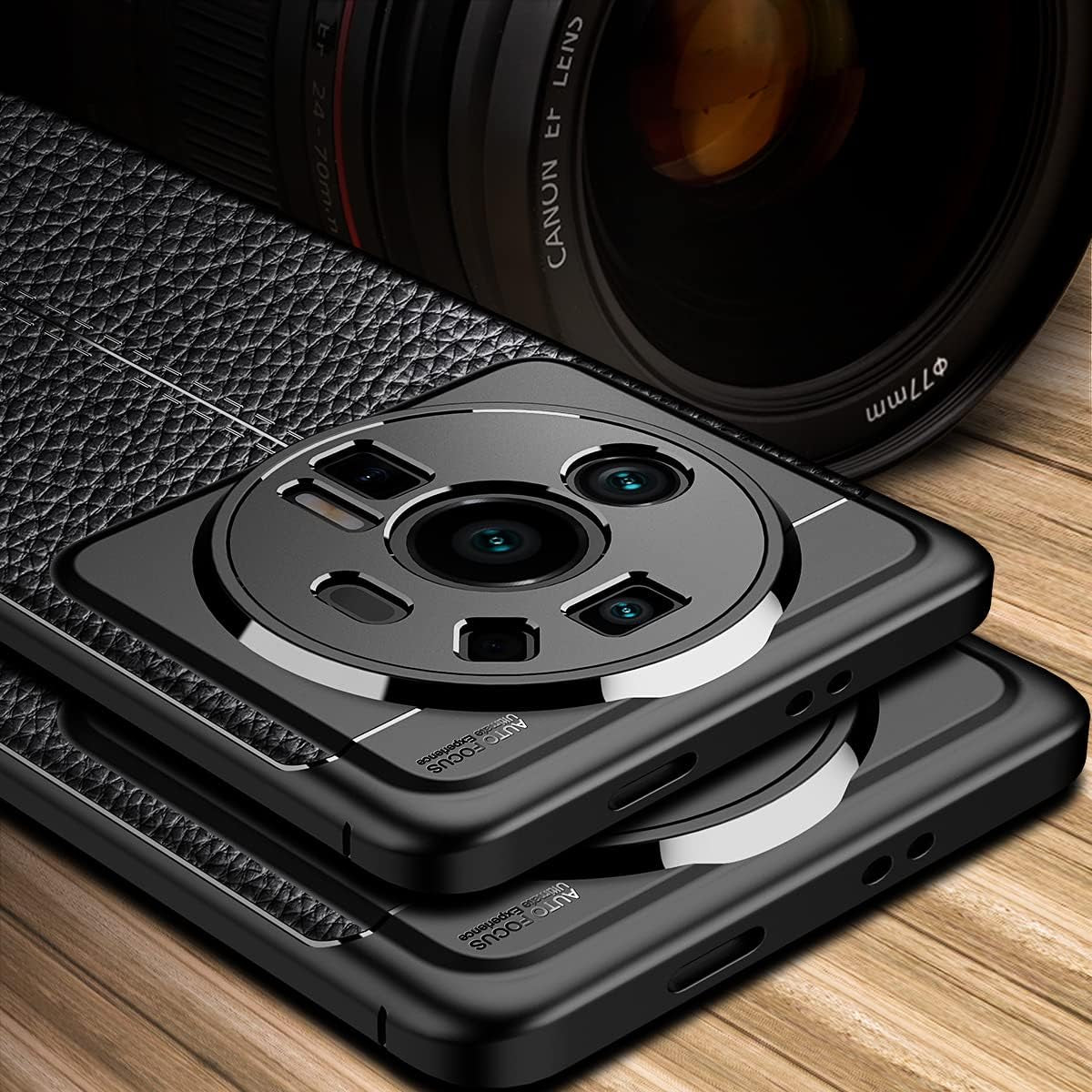 Cruzerlite Case Compatible with Xiaomi Mi 12 Ultra Case Carbon Fiber Texture Design Cover Anti-Scratch Shock Absorption Case Made for Xiaomi Mi 12 Ultra Case (2022) (Leather Black)  Swiss Case Limited   