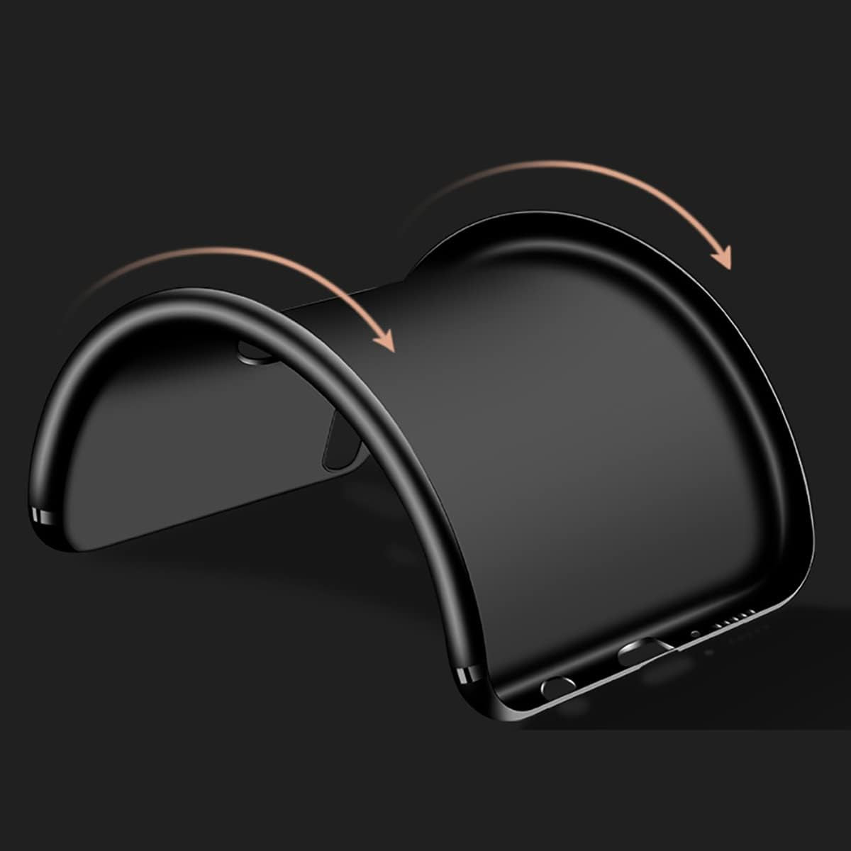 For Galaxy Note 20 Ultra Case Black Silicone Slim Fit Flexible Gel Rubber Phone Case Cover for Samsung Note 20 Ultra 5G (Matte Black)  DONGDEAR   