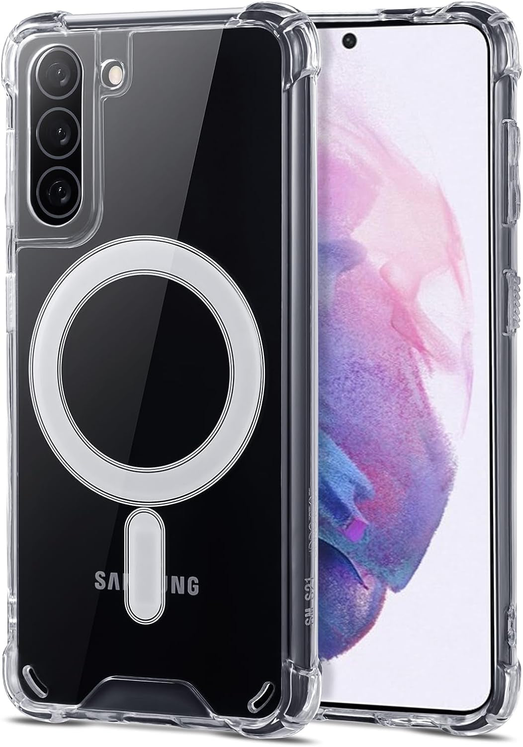 Jprotect Magnetic Case for Samsung Galaxy S22 plus for Magsafe Case/Shockproof Samsung S22 plus Case for Magsafe Transparent/Clear Phone Case Funda Para Samsung Galaxy S22 plus Case Magnetic  JProtect Samsung Galaxy S21  