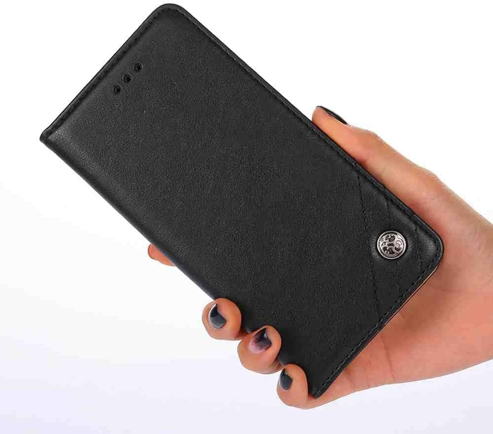 Cyr-Guard Phone Cover Wallet Folio Case for LG V30, Premium PU Leather Slim Fit Cover for LG V30, Anti-Dirt, Black  Cyr-Guard   
