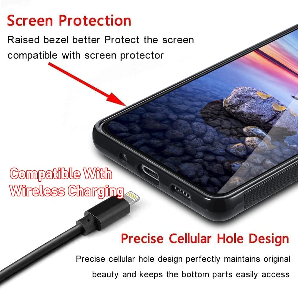 KANGHAR Case Compatible with Galaxy S22,Black Leopard Design,Tire Texture Non-Slip +Shockproof Rugged TPU Protective Case for Samsung Galaxy S22 6.1 Inch (2021) Leopard Pattern  KANGHAR   