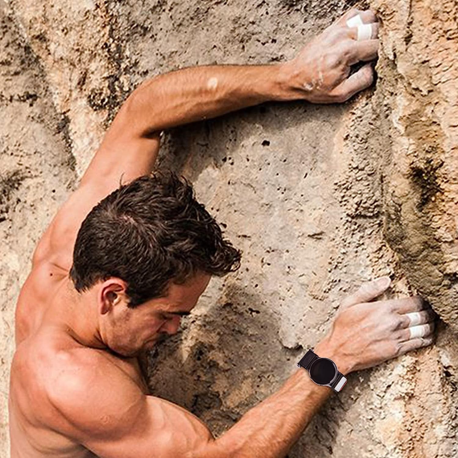 20Mm Quick Release Nylon Rugged Sports Watch Band for Men Compatible with Samsung Galaxy Watch 4/5 Band/Active 2 Watch Bands 40Mm 44Mm/Galaxy Watch 5 Pro Band 45Mm/Watch  41Mm/Watch 4 Classic 42Mm 46Mm Black/Navy Blue/Crimson Red/Pumpkin Orange/Army Green  Ritche   