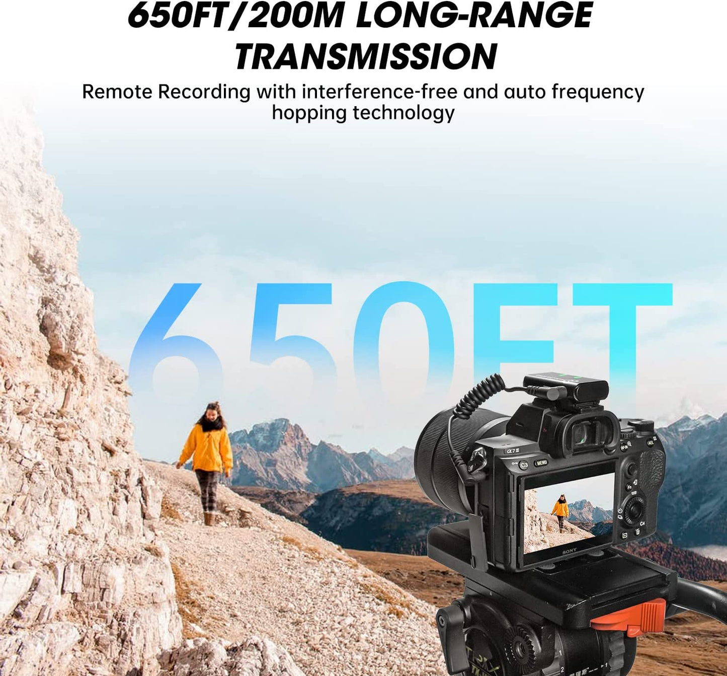 Hollyland Lark M1 2.4Ghz Wireless Lavalier Microphone System, 650Ft Range Noise Cancellation Dual-Channel Lapel Mic for Camera Phone Video Recording Live Stream Vlog Interview, 2Tx+1Rx+Charging Case  HollyView   