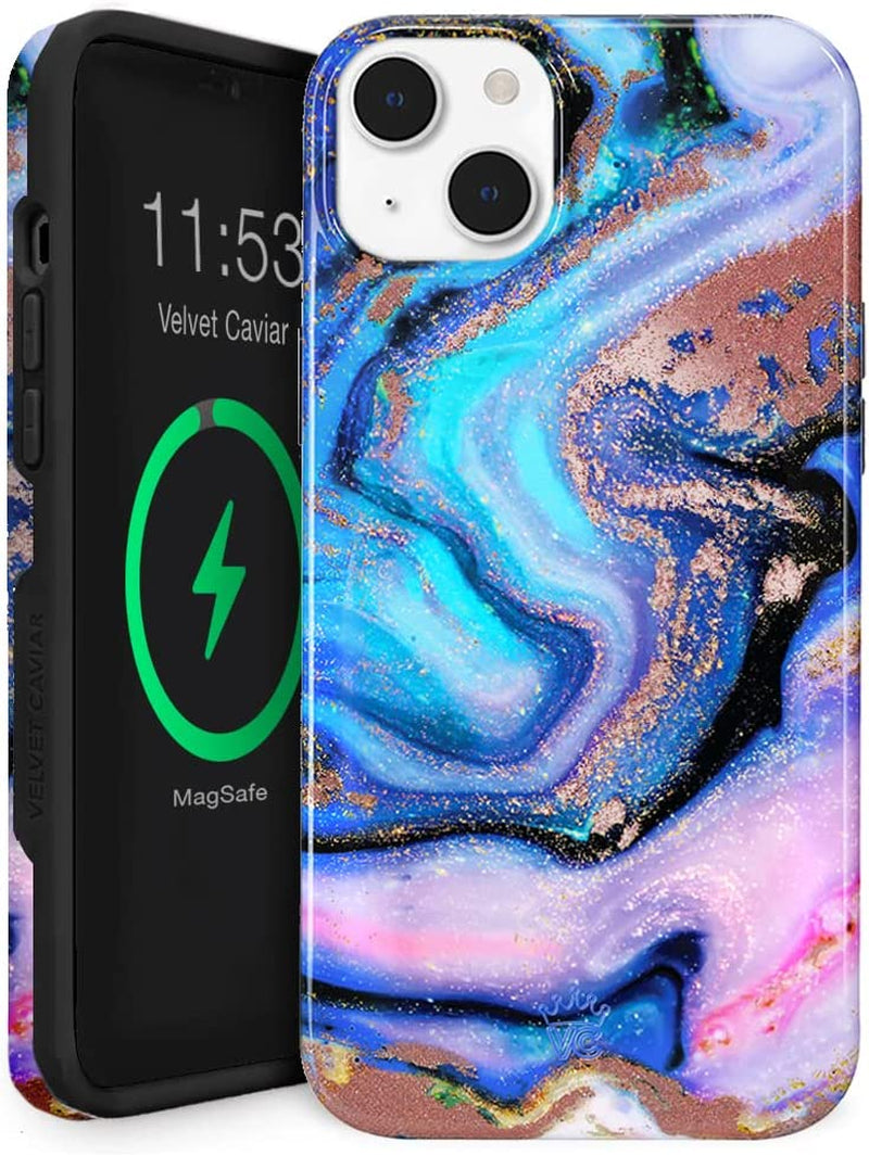 Velvet Caviar X Bratz Designed for Iphone 14 Case for Women - Cute Protective Phone Cases - Compatible with Magsafe - Bratz Dolls Accessories - Pink Airbrush Angelz  Velvet Caviar Galaxy Glitter iPhone 14 Plus 