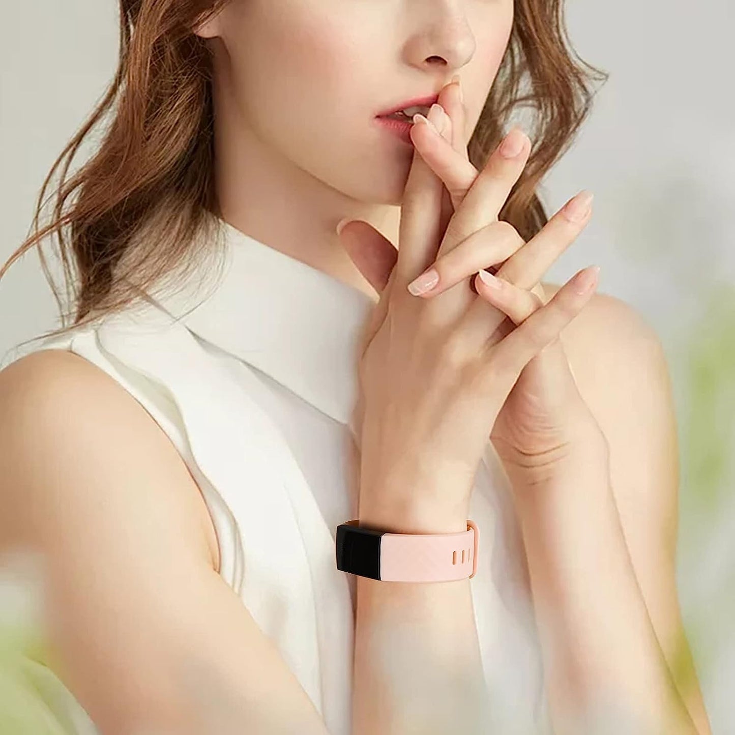 8 Pack Sport Bands Compatible with Fitbit Charge 4 Bands/Fitbit Charge 3 Bands, Classic Soft Silicone Replacement Wristbands Straps for Fitbit Charge 4 / Charge 3 / Charge 3 SE (8 Pack B, Small)  Mugust   