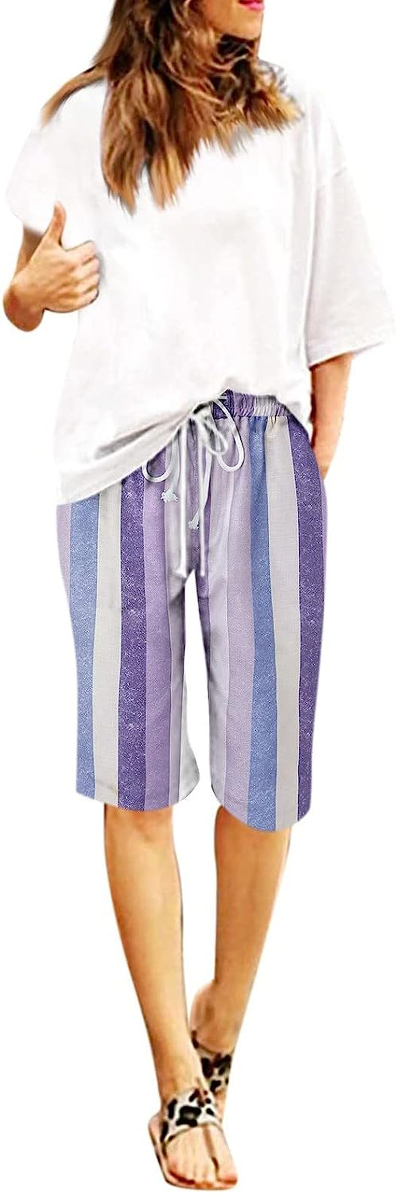 HSSDH Shorts for Women Beach, Women'S Casual Shorts Quick Dry Lightweight Summer Travel Beach Shorts for Women  HSSDH   