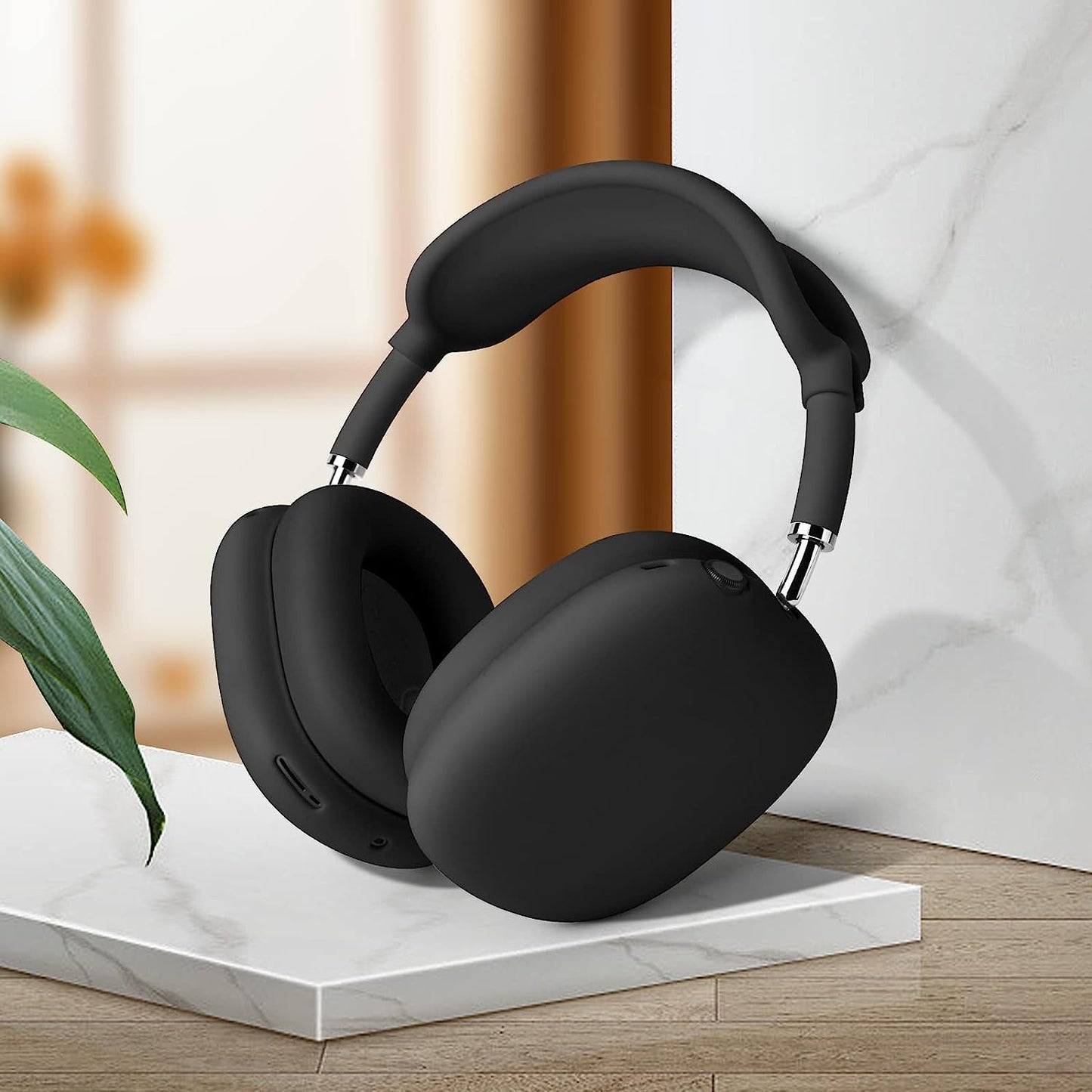 Filoto Case for Airpods Max Headphones, Silicone Cover for Apple Airpod Max,Accessories Cases (Black)  Kerle   