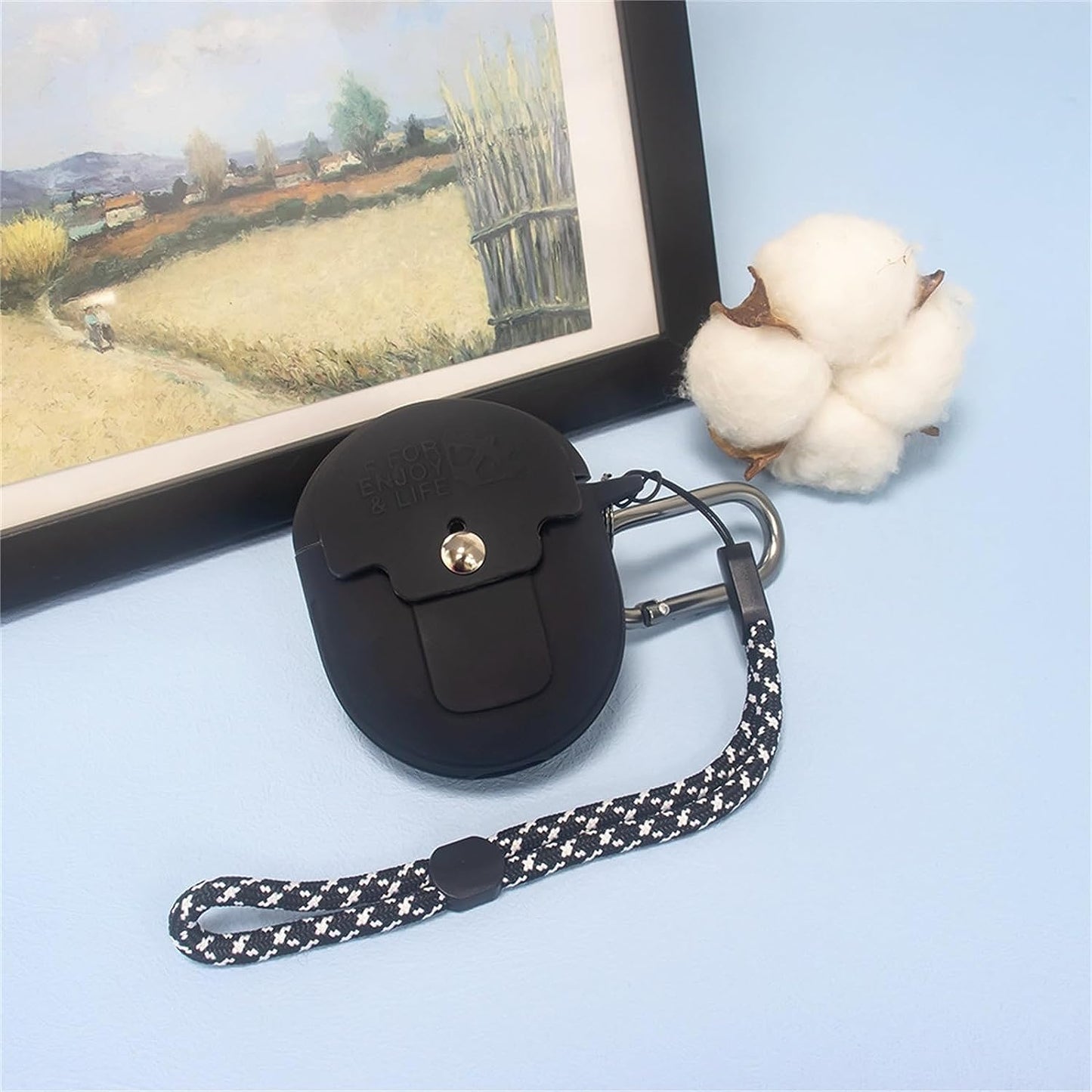 [4 in 1] Compatible for Google Pixel Buds Pro 2022 Cases with Cleaning Kit, Front LED Visible Soft Silicone Protective Cover Skin with Keychain/Lanyard  CASEVERSE   