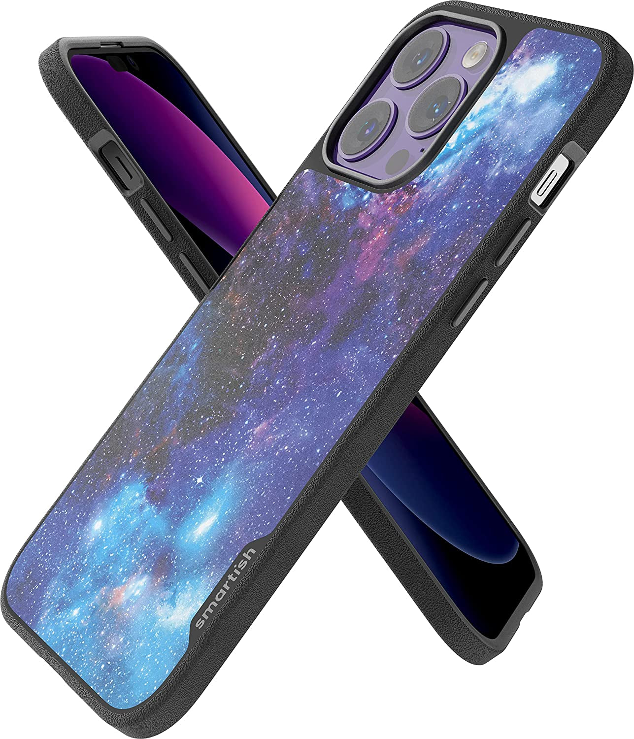 Smartish Iphone 14 Slim Case - Gripmunk Compatible with Magsafe [Lightweight + Protective] Thin Grip Cover with Microfiber Lining - Black Tie Affair  Smartish [Spaced Out] (MagSafe) iPhone 14 Pro Max 