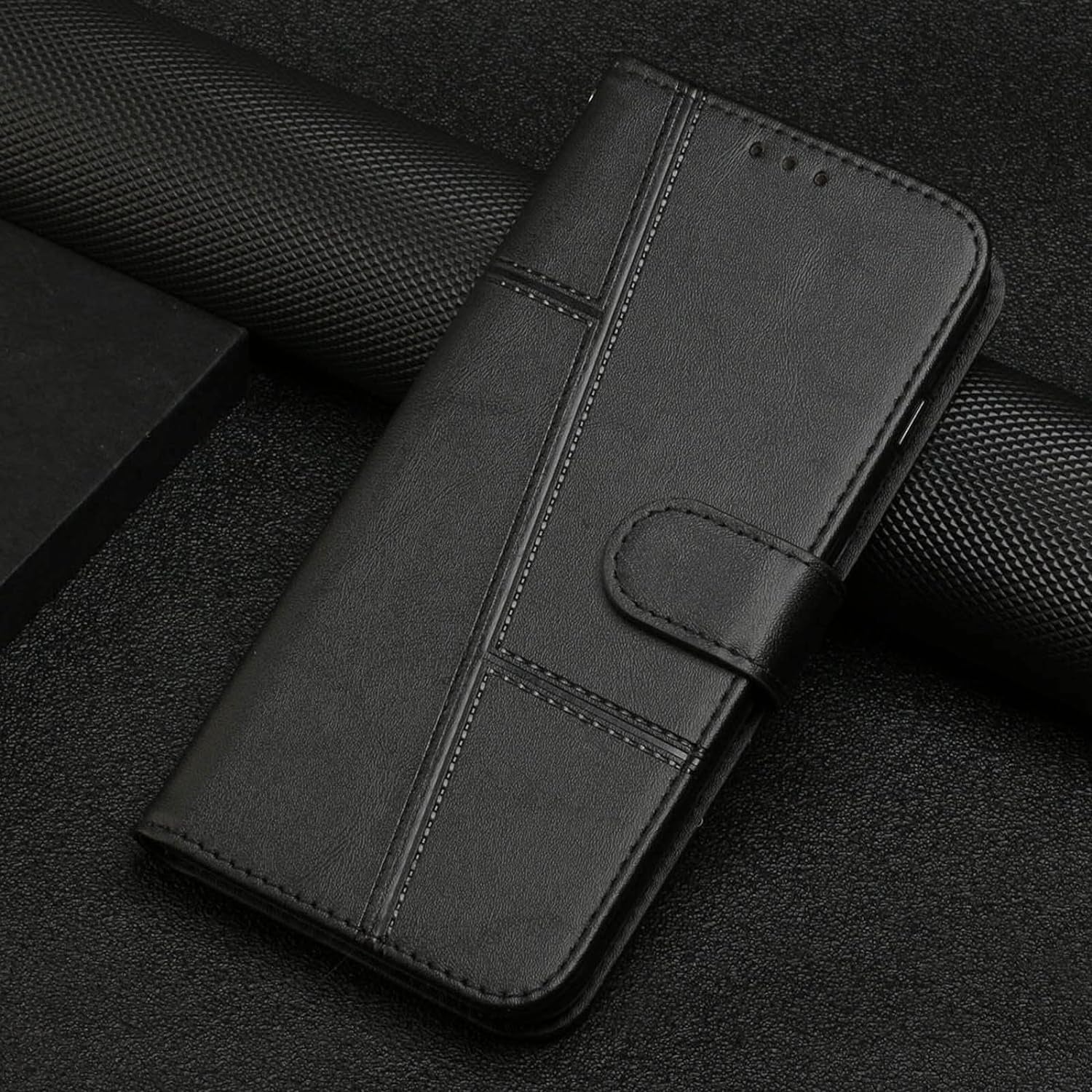 Jancalm S21 Case Wallet 2022, for Galaxy S21 Case,[Wrist Strap][Card Holder Slots][Kickstand] Premium PU Leather S21 Phone Case Flip Cover Magnetic Protective for Samsung Galaxy S21 5G (Black)  JanCalm   