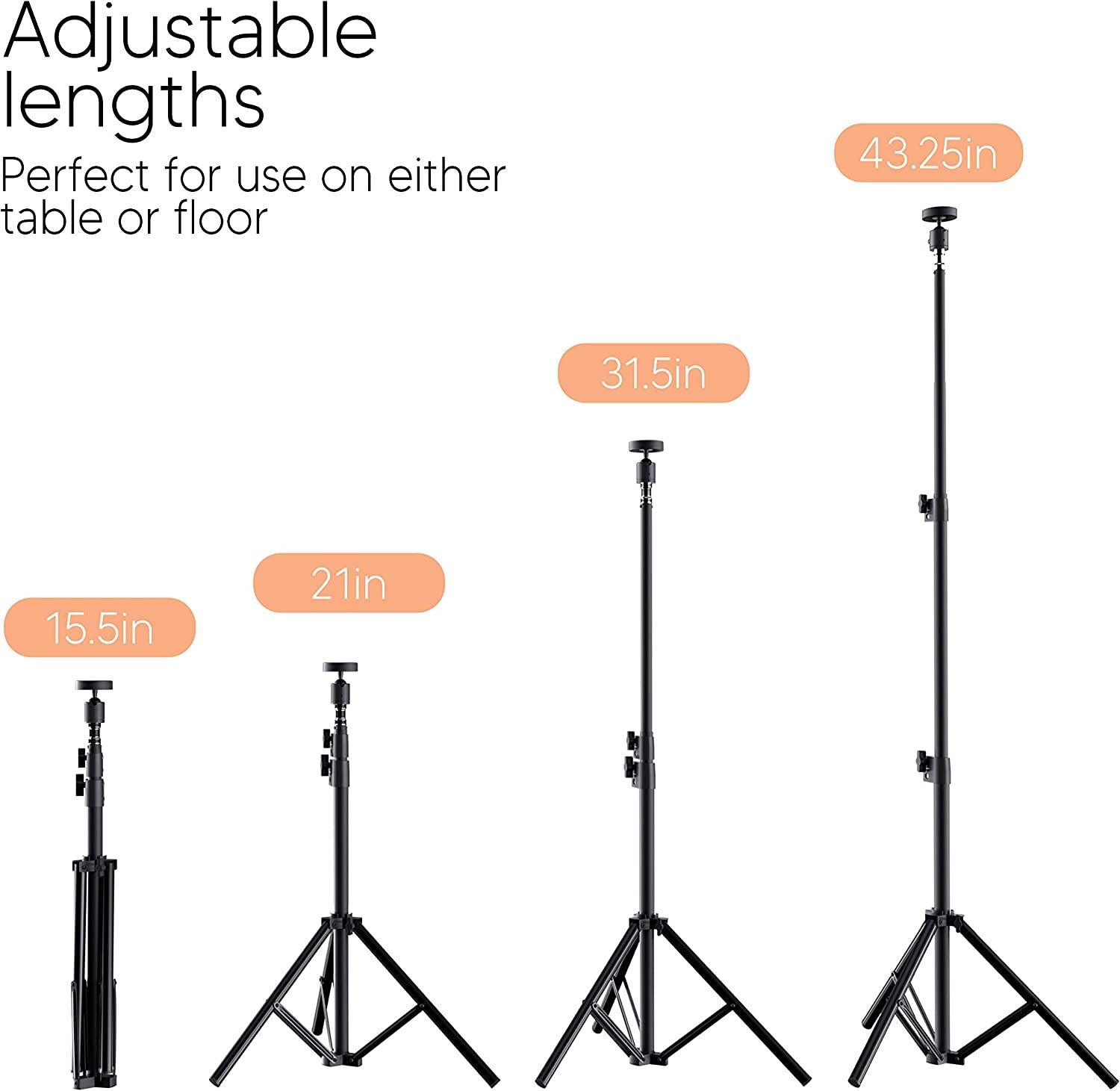 TALK WORKS 10" Selfie Ring Light Compatible W/Iphone 13/13 Pro/13 Pro Max/14/14 Plus/14 Pro/14 Pro Max - Halo LED Circle Phone Holder Tripod Stand for Tiktok, Live Stream, Video Recording (Black)  TalkWorks   