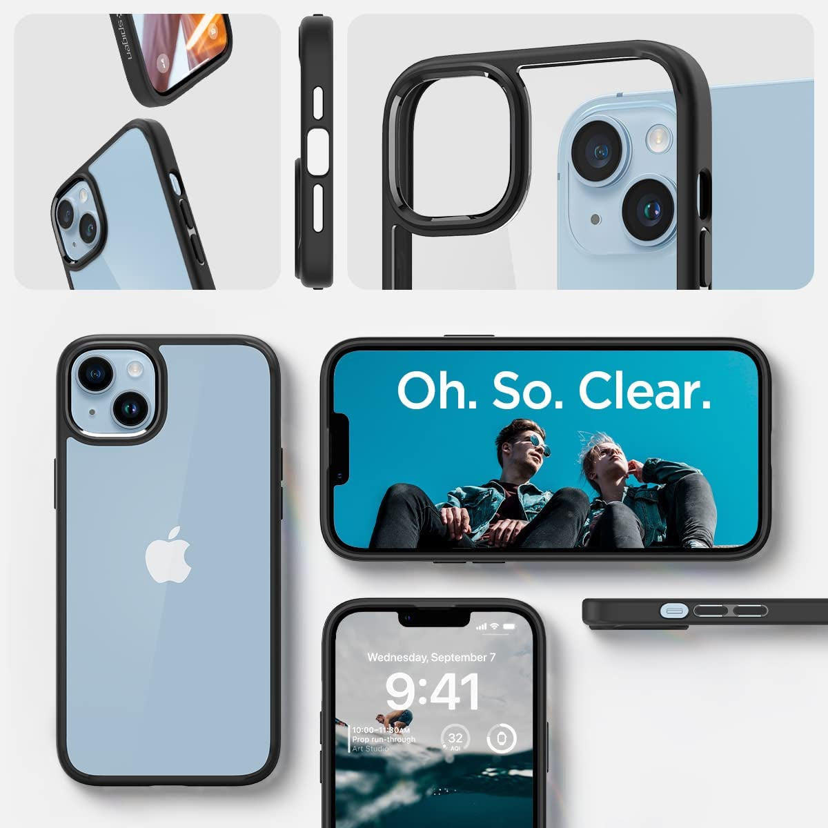 Spigen Ultra Hybrid Designed for Iphone 14 Case (2022) - Matte Black  Spigen   