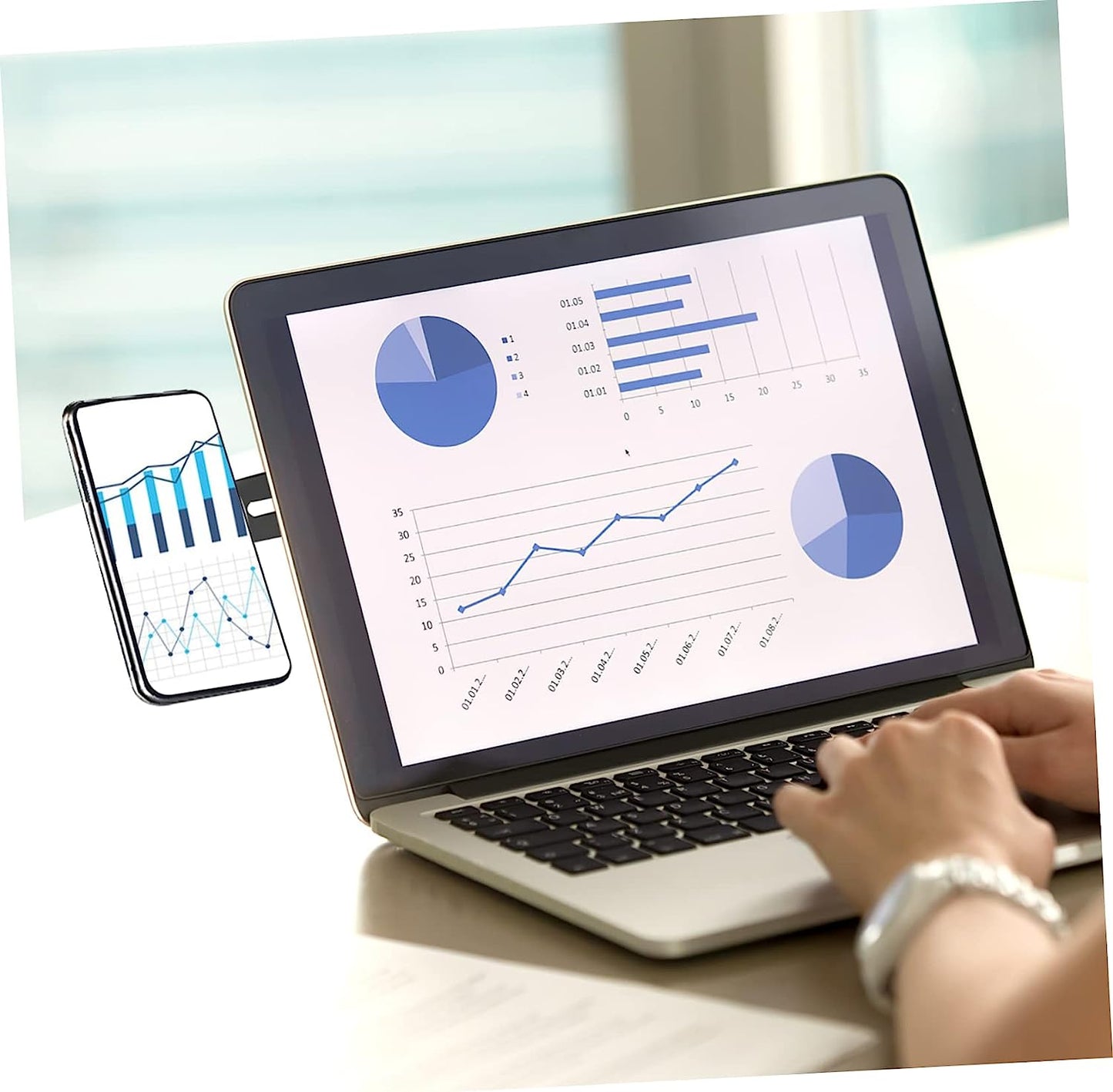 UKCOCO 4Pcs Bracket Laptop Car Mount Desk Laptop Stand Magnetic Car Mount Mobile Phone Stand Magnetic Laptop Holder Magnetic Phone Holder for Laptop Magnetic Laptop Bracket Phone Rack  UKCOCO   