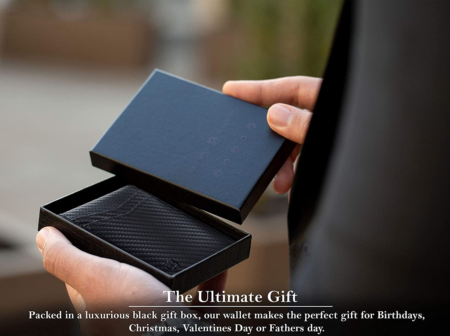 SERMAN BRANDS Money Clip Wallet - Mens Wallets Slim Front Pocket RFID Blocking Card Holder Minimalist Mini Bifold  SERMAN BRANDS   