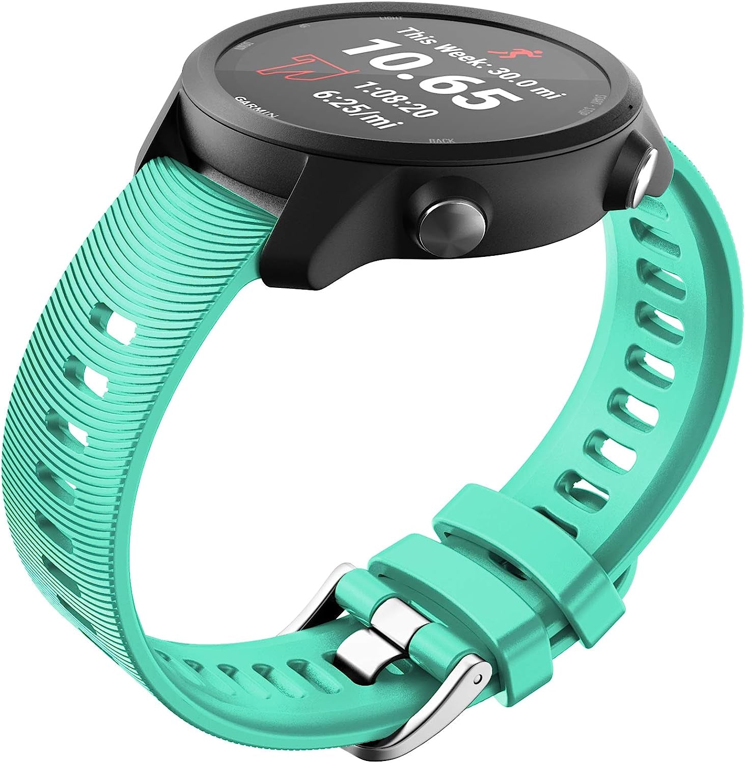 Notocity for Garmin Forerunner 245 Band Forerunner 55 Band, 20Mm Replacement Band for Galaxy Watch 5/5 Pro Galaxy Watch 4 Vivoactive 3 Forerunner 645/245 Music Band  NotoCity mint green  