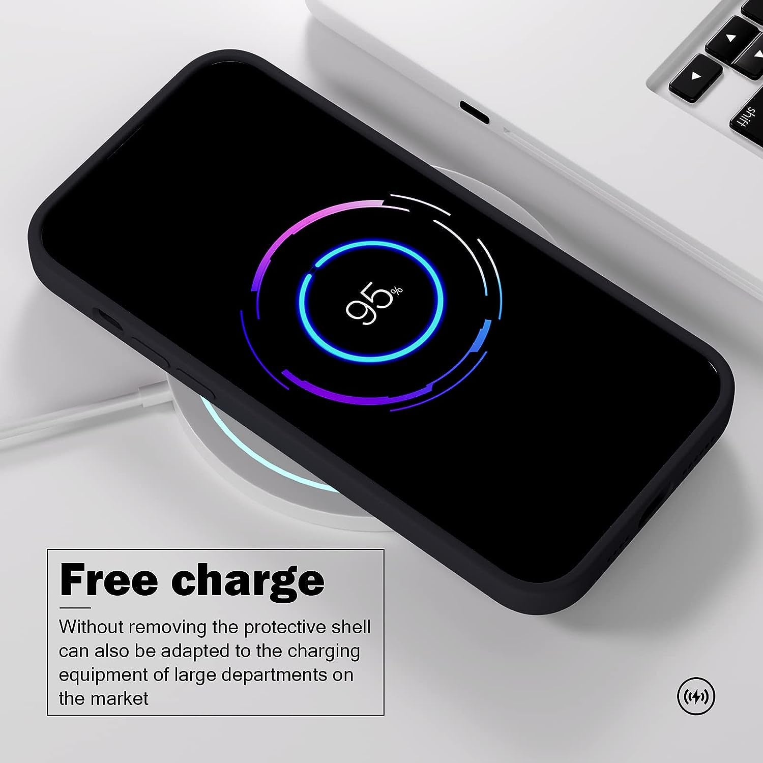 AKABEILA Case for Xiaomi 13 Case 6.36 Inch Liquid Silicone Slim Silky Soft Touch TPU Shockproof Case Cover with Anti-Scratch Microfiber Lining  AKABEILA   