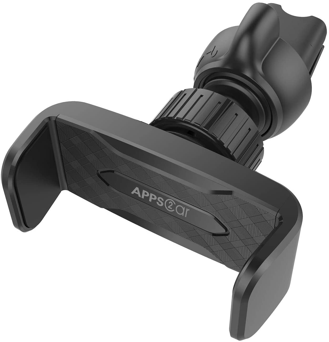 [2 Pack]Apps2Car Vent Car Phone Holder, Air Vent Phone Holder for Car, Car Vent Phone Mount, Car Air Vent Clip Holder, Universal Phone Car Mount, Cellphone Holder with Expandable Grip,Vent Mount Phone  Wiiki-Tech Black-Single  