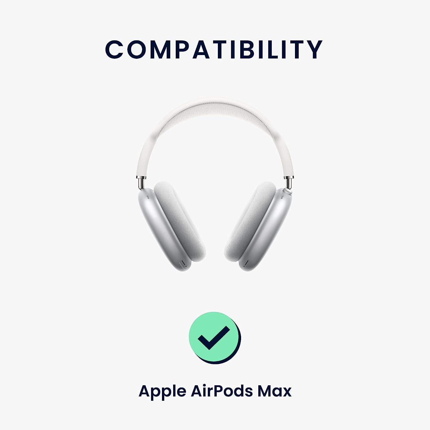 Kwmobile Covers Compatible with Apple Airpods Max Covers (Set of 2) - Camouflage Dark Grey/Black/Light Grey  KW-Commerce   