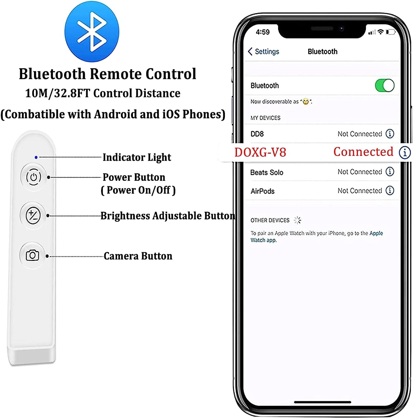 Phone Stand for Video Recording, YENDILI Extendable Overhead 360° Rotation Selfie Stand Holder with 2 Phone Holder 15 Brightness LED Ring Light for Content Creator Kit, Iphone Vlogging Kit, Live Stand  Shenzhen Huanke Precision Manufacturing Co., Ltd.   