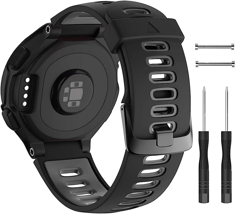 XNWKF Watch Band for Garmin Forerunner 735XT 735/220/230/235/620/630, Soft Silicone Replacement Straps for Forerunner 235 Band  XNWKF   