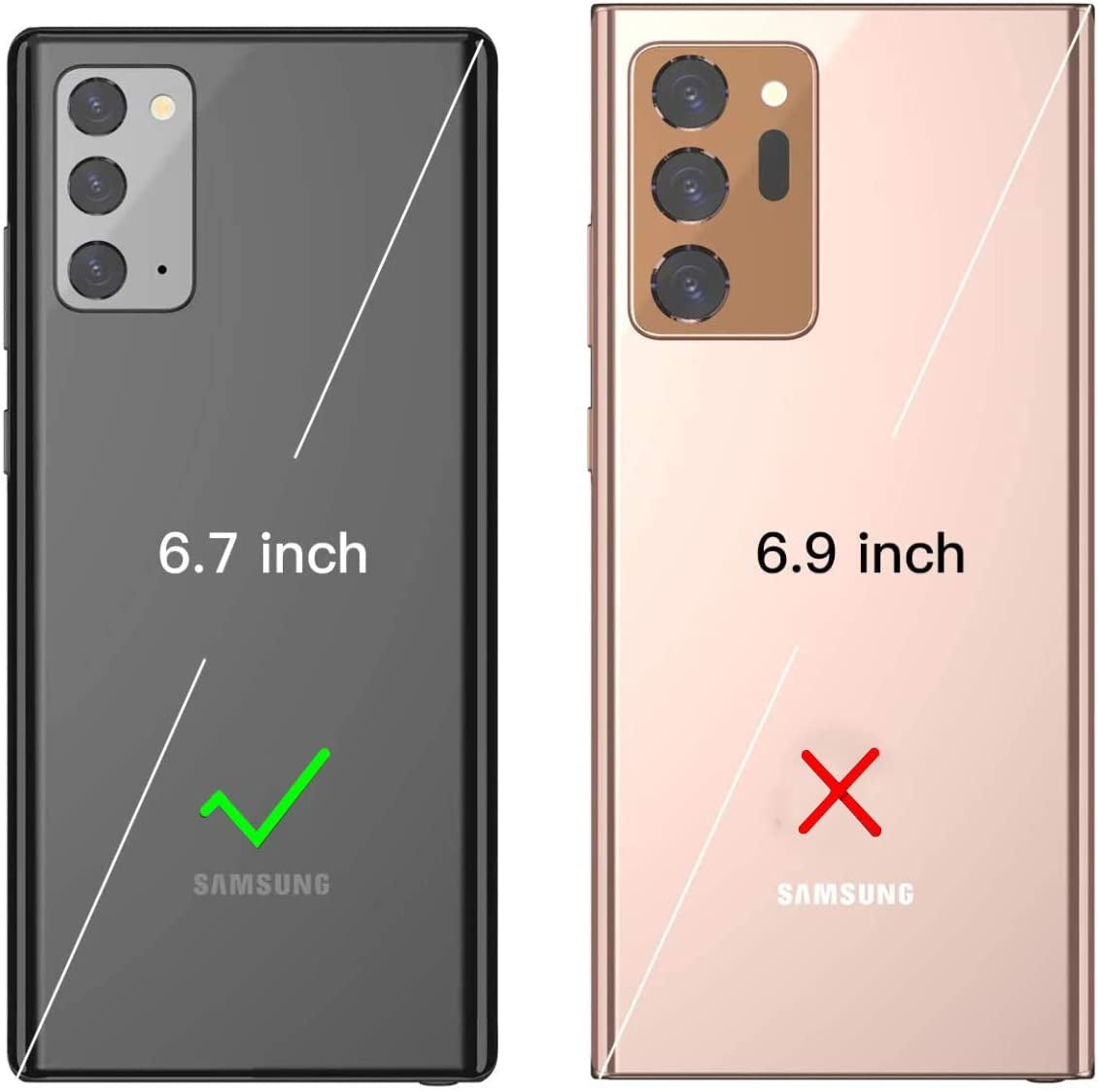 Casewind Samsung Note 20 Case, Samsung Galaxy Note 20 Case Sunflower Shiny 2 in 1 Hard PC & Soft Silicone Hybrid Shockproof Anti-Scratch Rugged Bumper Protective Cover Galaxy Note 20 Case 5G,Navy Blue  Casewind   