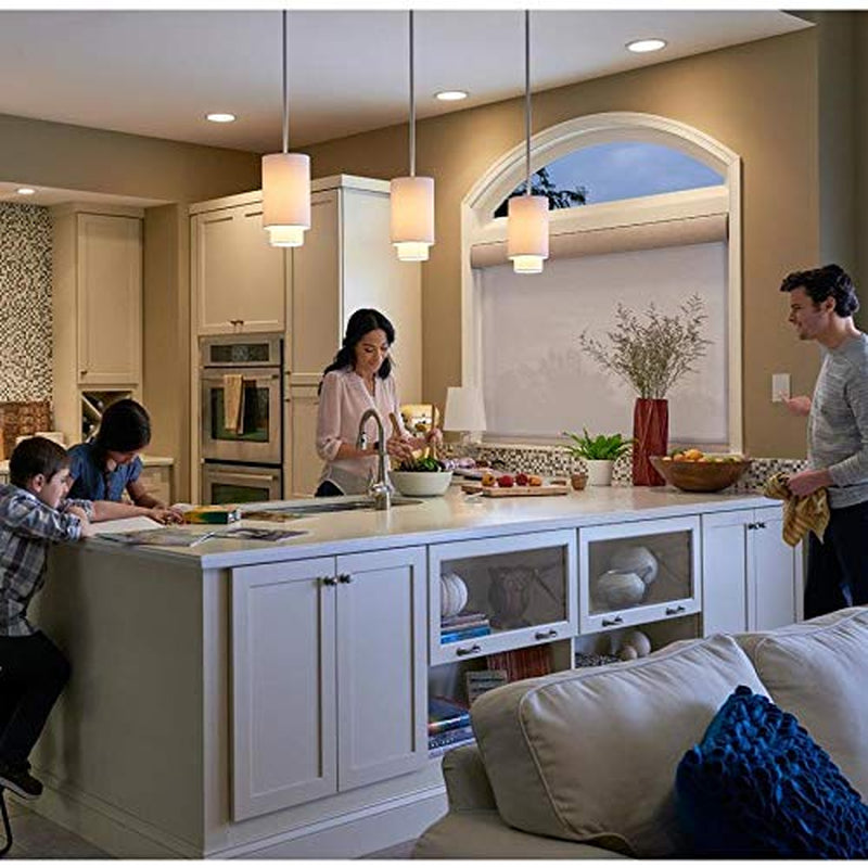 Lutron Caséta Deluxe Smart Dimmer Switch (2 Count) Kit with Caséta Smart Hub | Works with Alexa, Apple Homekit, Ring, Google Assistant | P-BDG-PKG2W-A | White  Lutron   