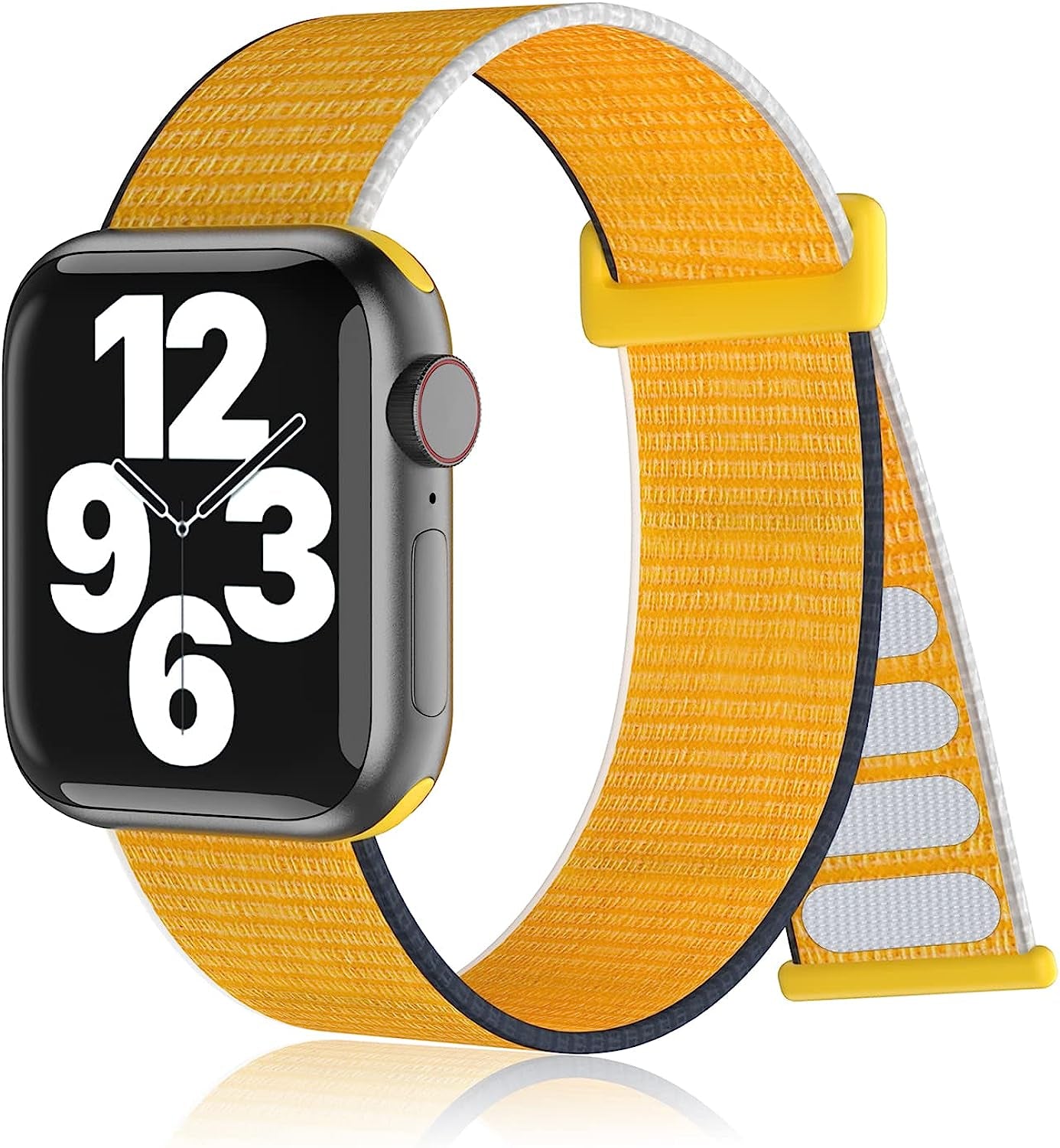 Nylon Sport Loop Bands Compatible with Apple Watch Band for Women Men, Stretchy Elastic Braided Replacement Straps for Iwatch Series 6 7 5 4 3 2 1 SE  N-Hocezyg Sunflower 38mm/40mm/41mm 