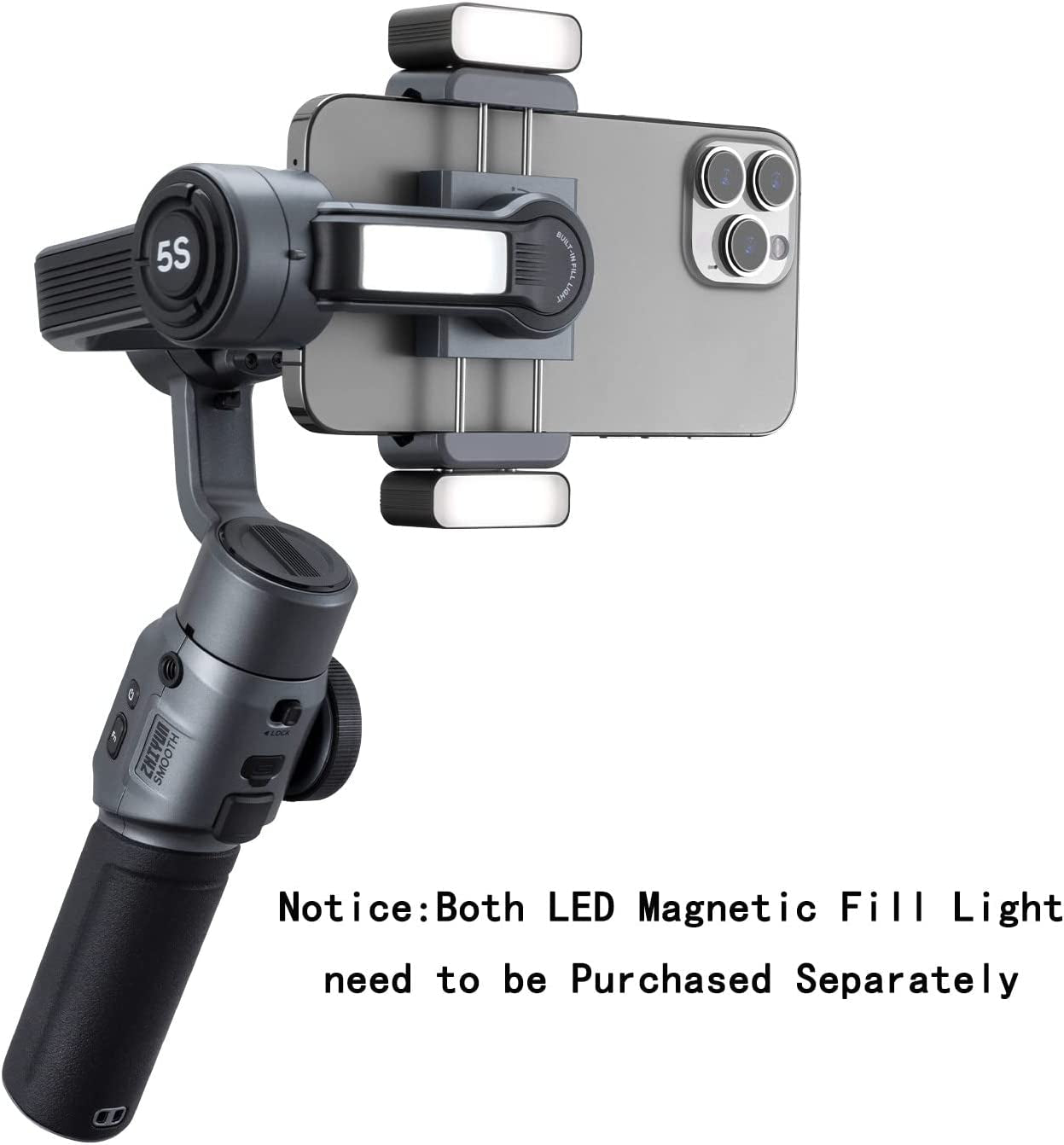 Zhiyun Smooth 5S Zhiyun Smooth 5 Upgrade Vesion Gimbal Stabilizer for Smartphone 3-Axis Phone Gimbal for Iphone 14 13 12 11 Pro Max SE2 XS XR X 8 plus Android Cell Phone Vlogging Youtube Tiktok Video  zhi yun   