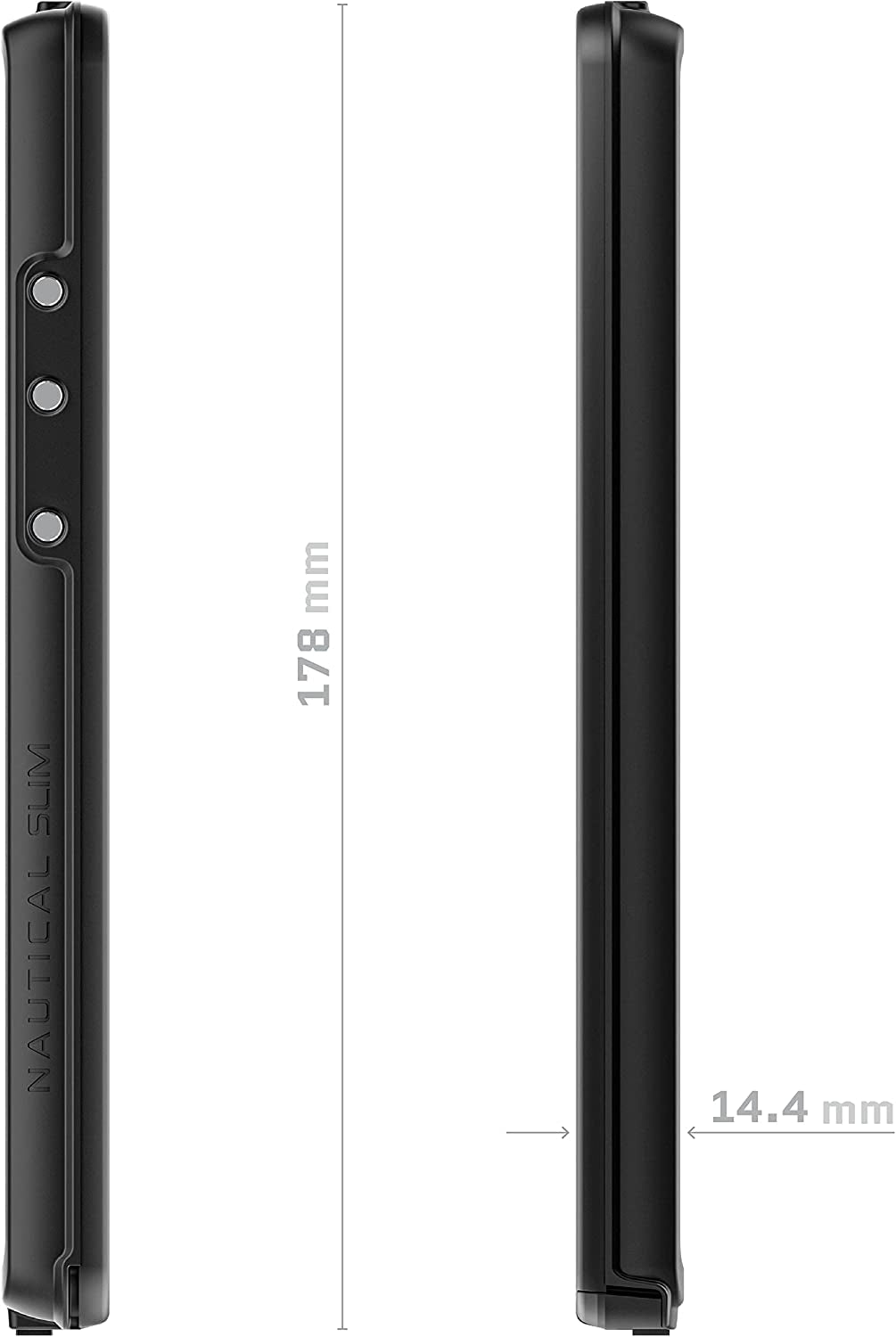 Ghostek NAUTICAL Slim Waterproof Case for Galaxy S22 Ultra 5G - Heavy Duty Shockproof Protection, Built-In Screen & Camera Lens Protector (Black)  Ghostek   