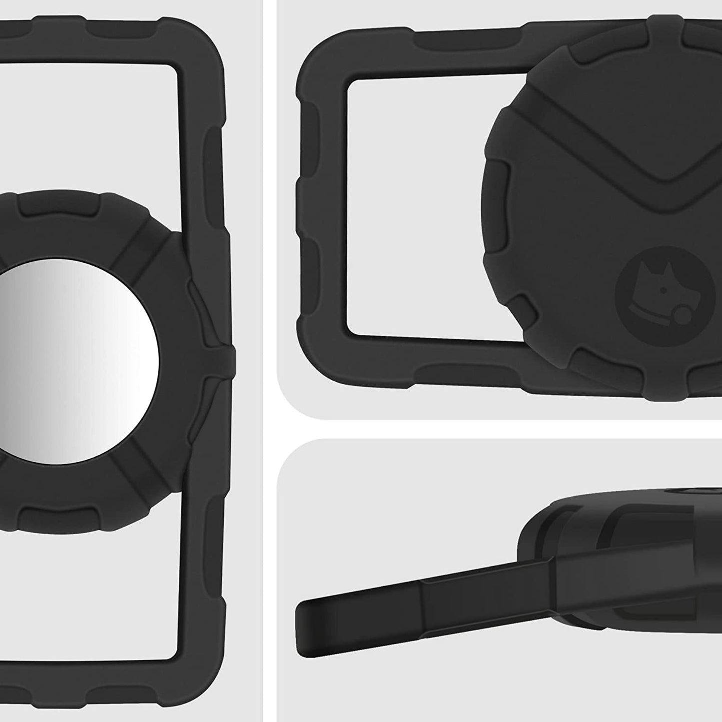 FOSSA Airtag Dog Collar Holder, Large Dog Airtag Holder, Waterproof Dog Collar Airtag Holder, Cat Air Tag Tracker Case  Fossa   