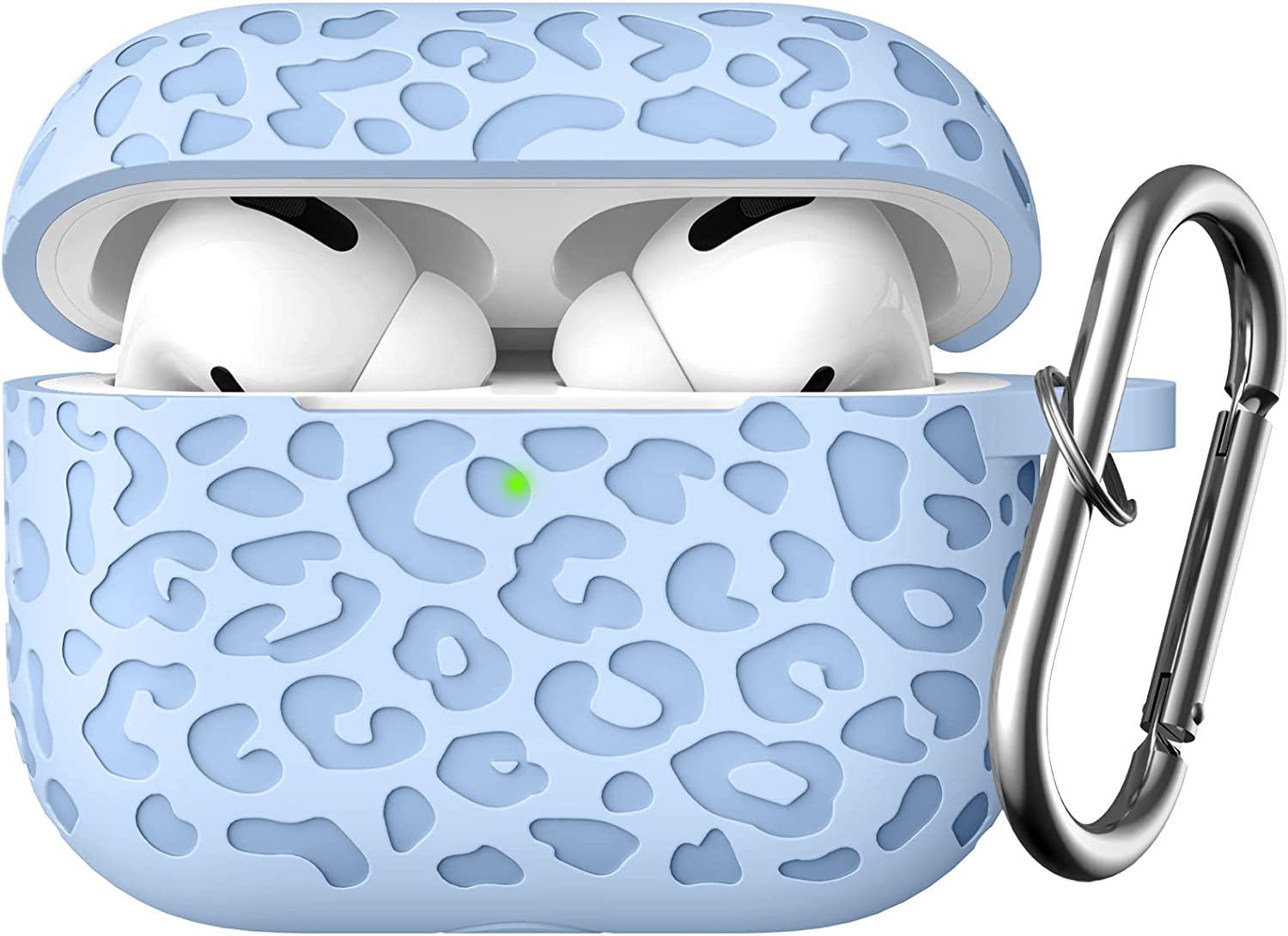 Lerobo Flower Engraved Case Compatible with Airpods Pro 2 Case Cover, Cute Soft Silicone Skin Cover Full Protective Case for Apple Airpods Pro Case 2Nd/1St Generation Front LED Visible, Lilac  Lerobo A-Lilac  