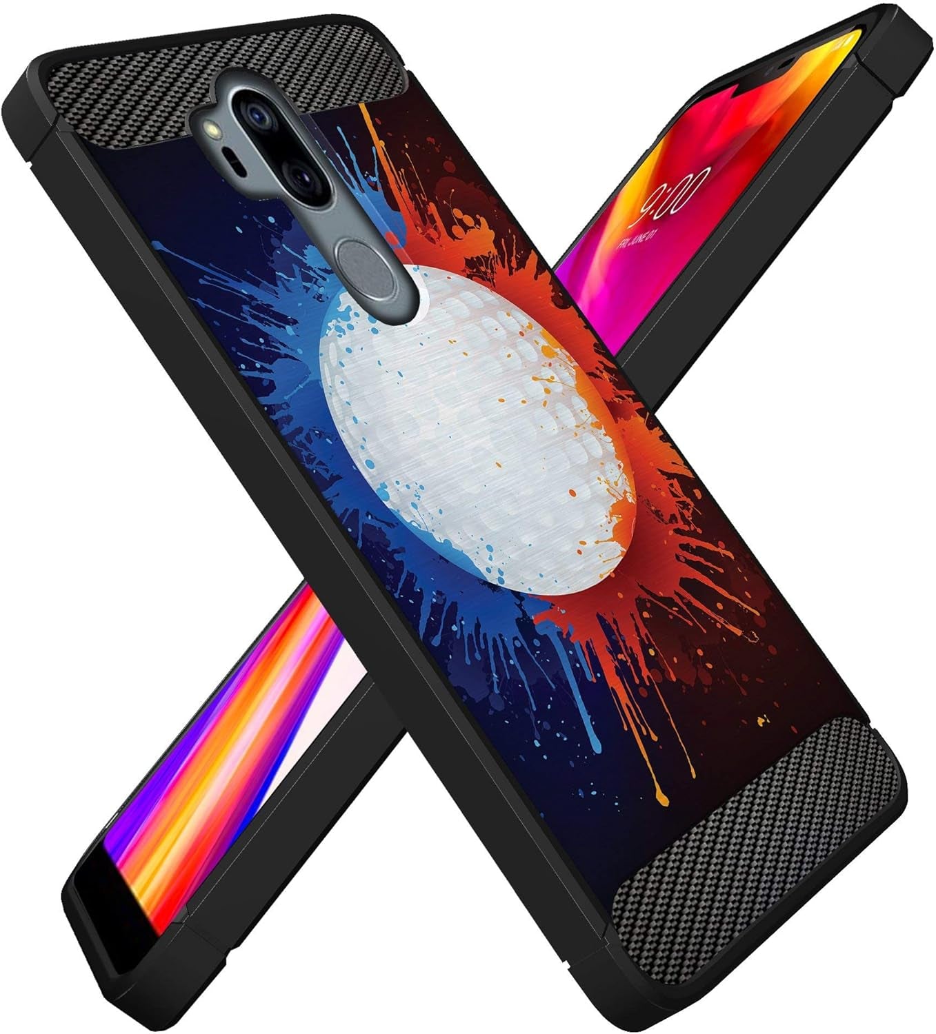 Casesondeck Sports Case Compatible with LG G7 / LG G7 Thinq- Flex Max Matte TPU Perfect Fitted Case Slim and Elegant (Golf)  CasesonDeck   