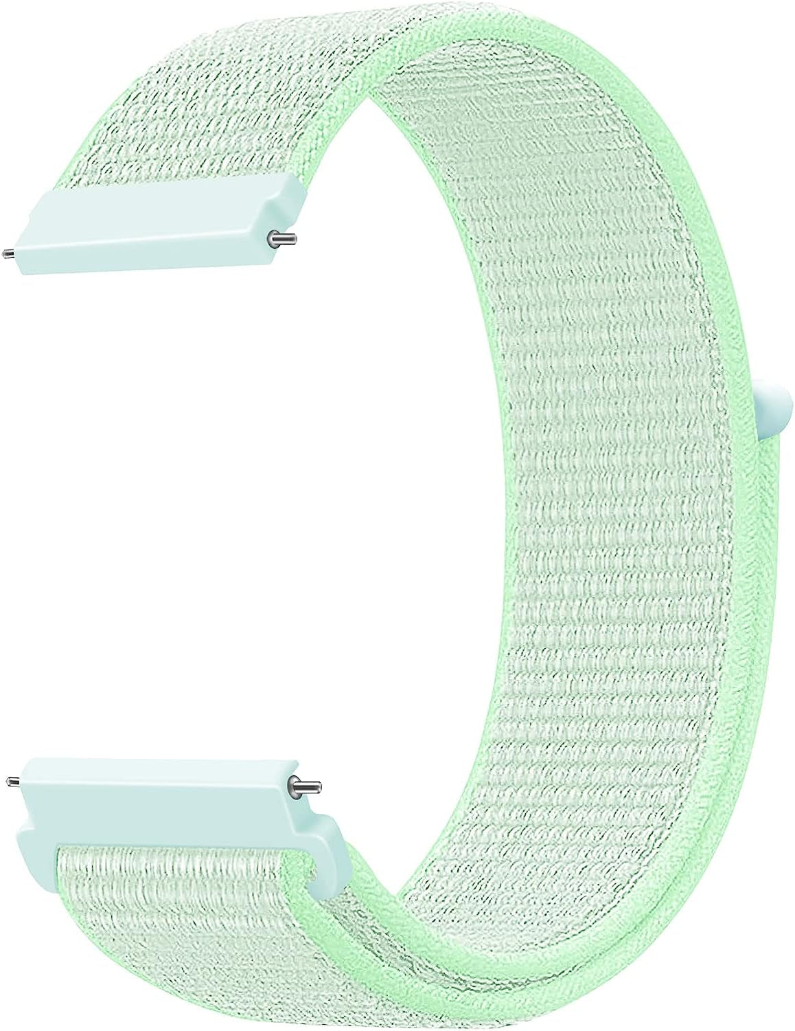 20Mm Quick Release Watch Band Nylon Strap for Samsung Galaxy Watch 5 4 3 40Mm 41Mm 42Mm 44Mm 45Mm 46Mm Nylon Breathable Sport Strap Wristband Replacement Bracelet for Amazfit Bip U Pro/Gts/Gts 2 3 4  DMVEIMAL Light cyan  