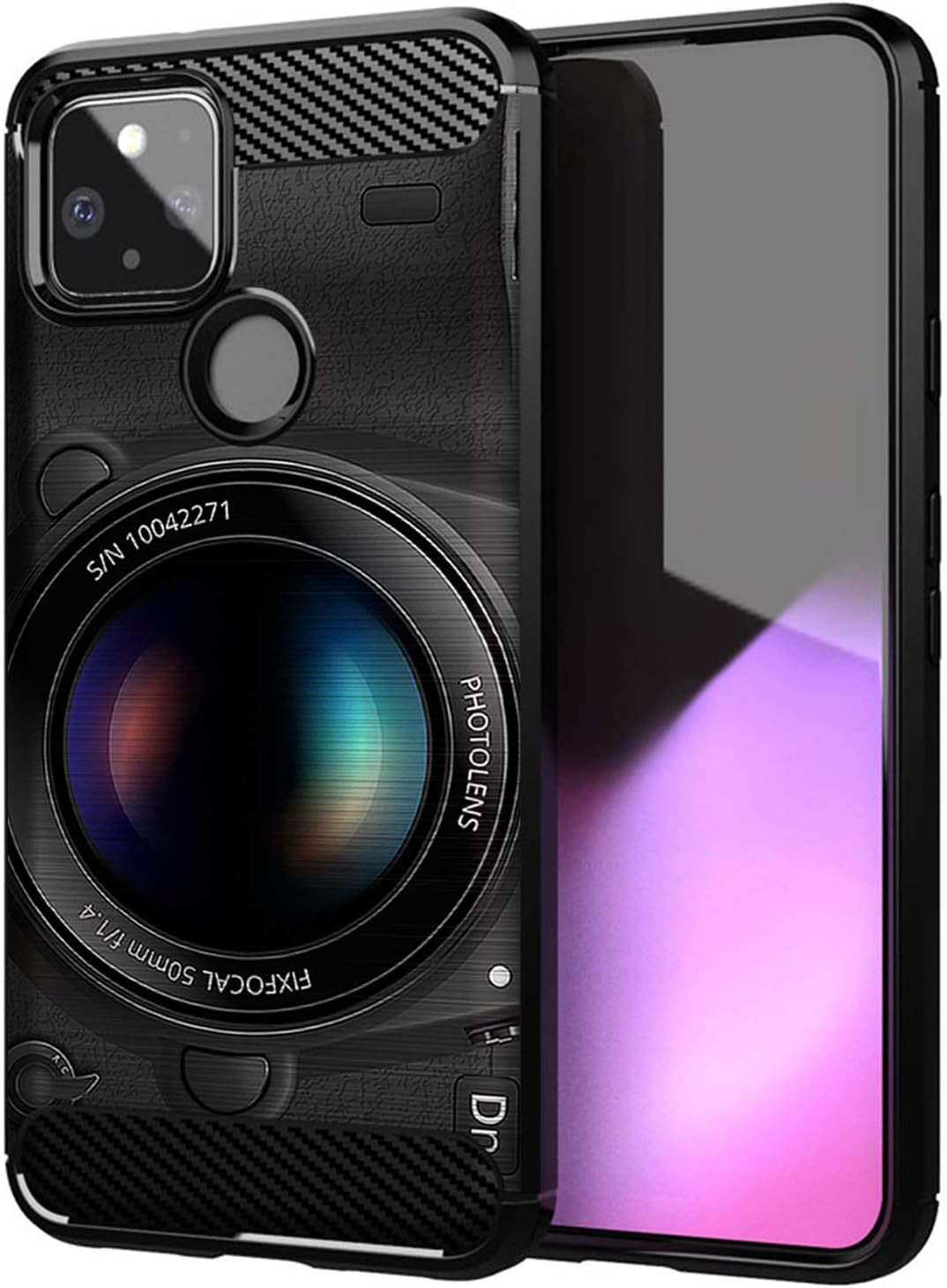 Casesondeck Case Compatible with [Google Pixel 4A 5G (2020)] Pictorial Patterned TPU Design Case Flexible Slim and Elegant (Astronaut)  Cases on Deck Camera  