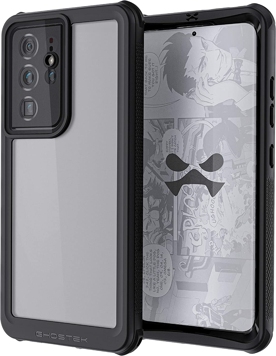 Ghostek NAUTICAL Heavy Duty S21 plus Case Waterproof Screen and Camera Lens Protector Built-In Tough Shockproof Protection Phone Covers Designed for 2021 Samsung Galaxy S21+ plus 5G (6.7 Inch) (Clear)  Ghostek   