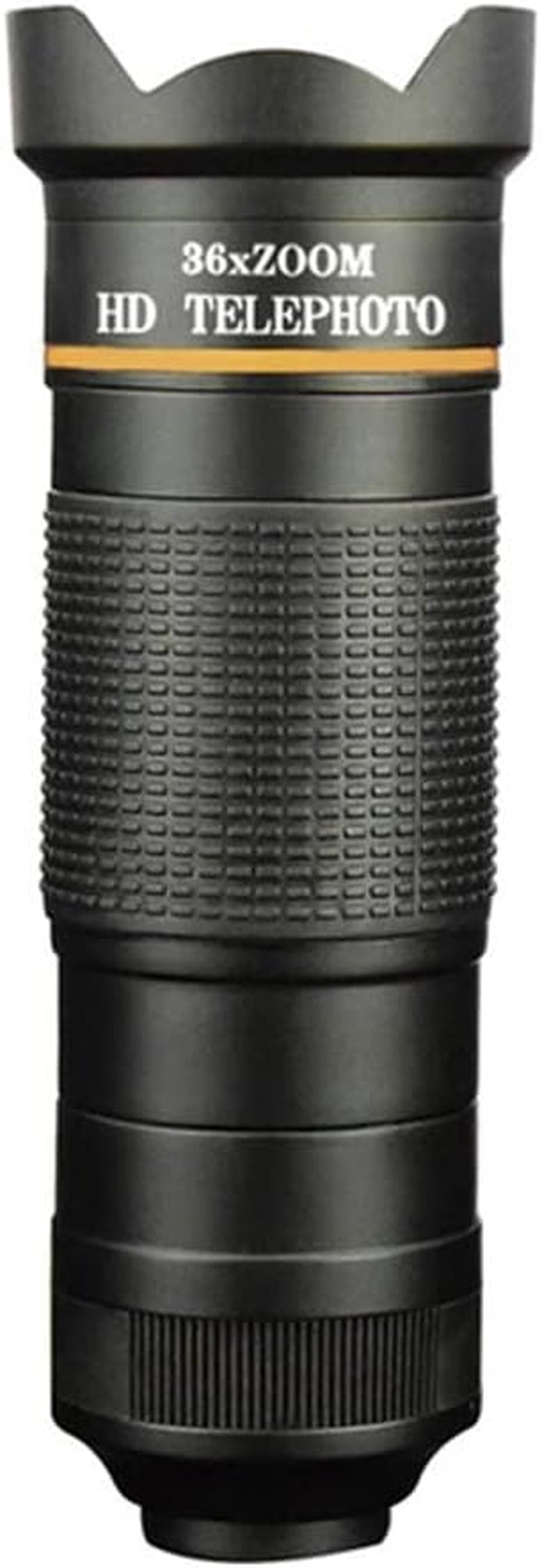 Ygqzm 4 in 1 Phone Camera Telephoto Lens 36X Zoom Clip-On Telecope Macro Fisheye Wide Angel Lens Kit (Color : E)  ygqzm   