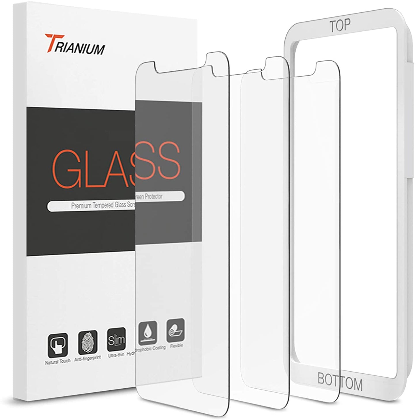 Trianium Tempered Glass Screen Protector Designed for Apple Iphone 11 (2019) / Iphone XR (2018), 3 Pack HD 0.25Mm Glass 9H Film (W/Alignment Case Tool Included)  Trianium   
