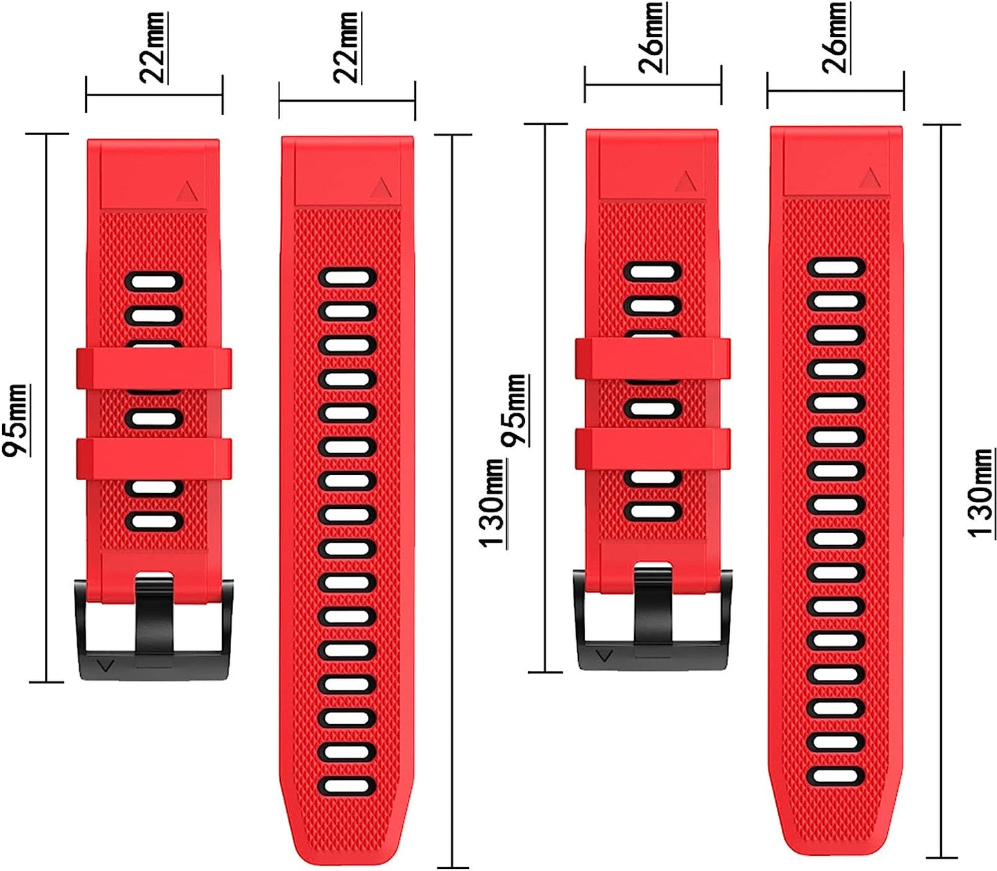 TINTAG Smart Silicone Replacement Strap for Garmin Fenix 7 7X Forerunner 935 MK1 Wristband 22 26Mm Watch Band  TINTAG   