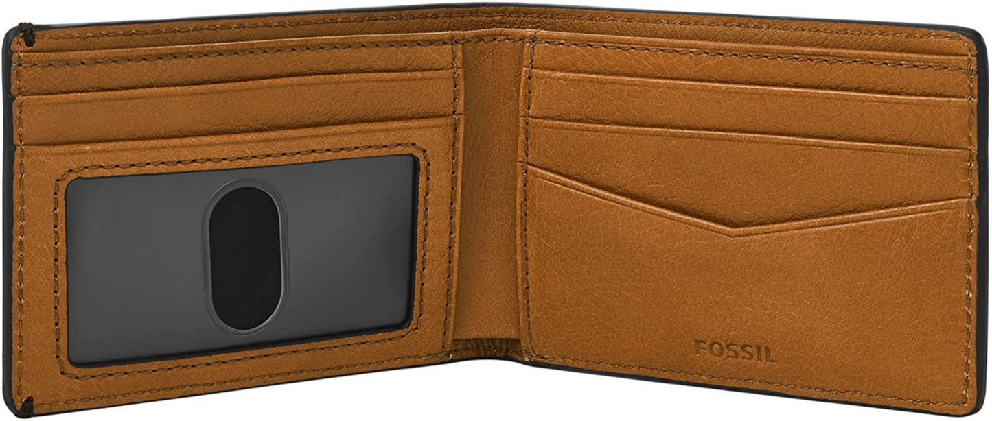 Fossil Men'S Bronson Eco Leather Slim Minimalist Bifold Front Pocket Wallet, Sand, (Model: ML4502264)  Fossil   