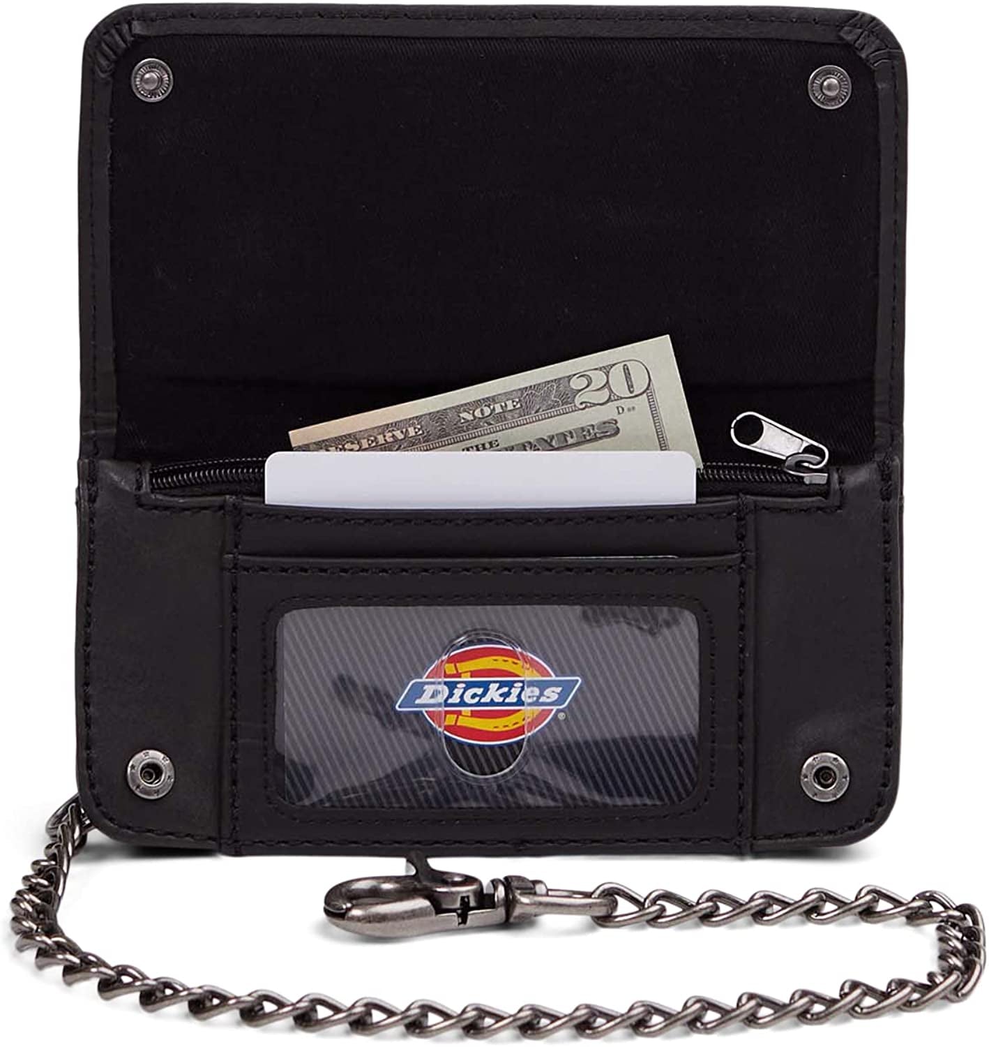 Dickies Men'S Leather Bifold Wallet  Dickies   