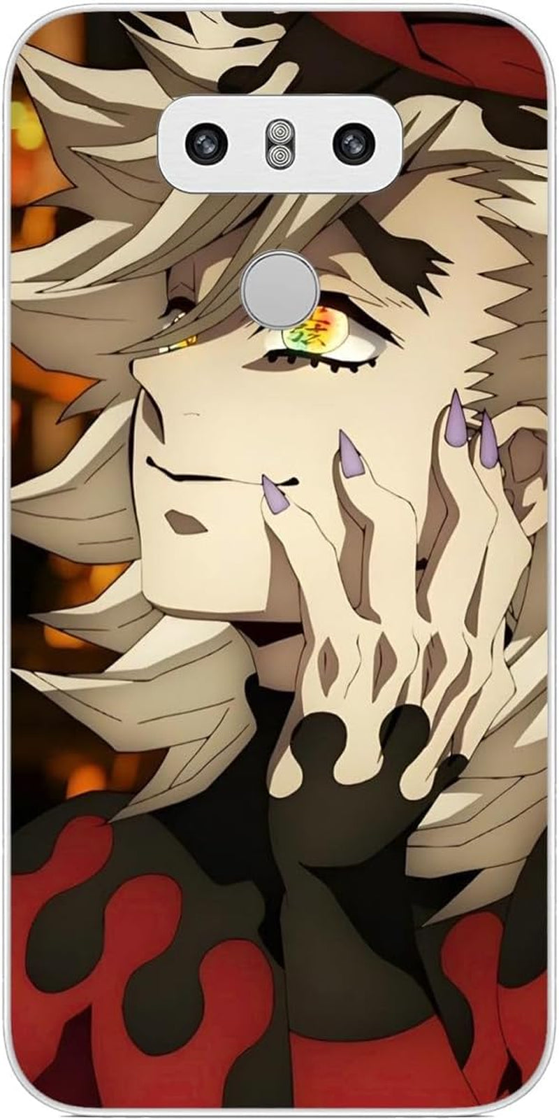 TINTAG Compatible with LG G6 | LG G6+ | LG G6 plus Case Cool with Kokushibou 773, Anime Phone Cases Shockproof Soft TPU Case Clear  TINTAG Cute With Douma 968  