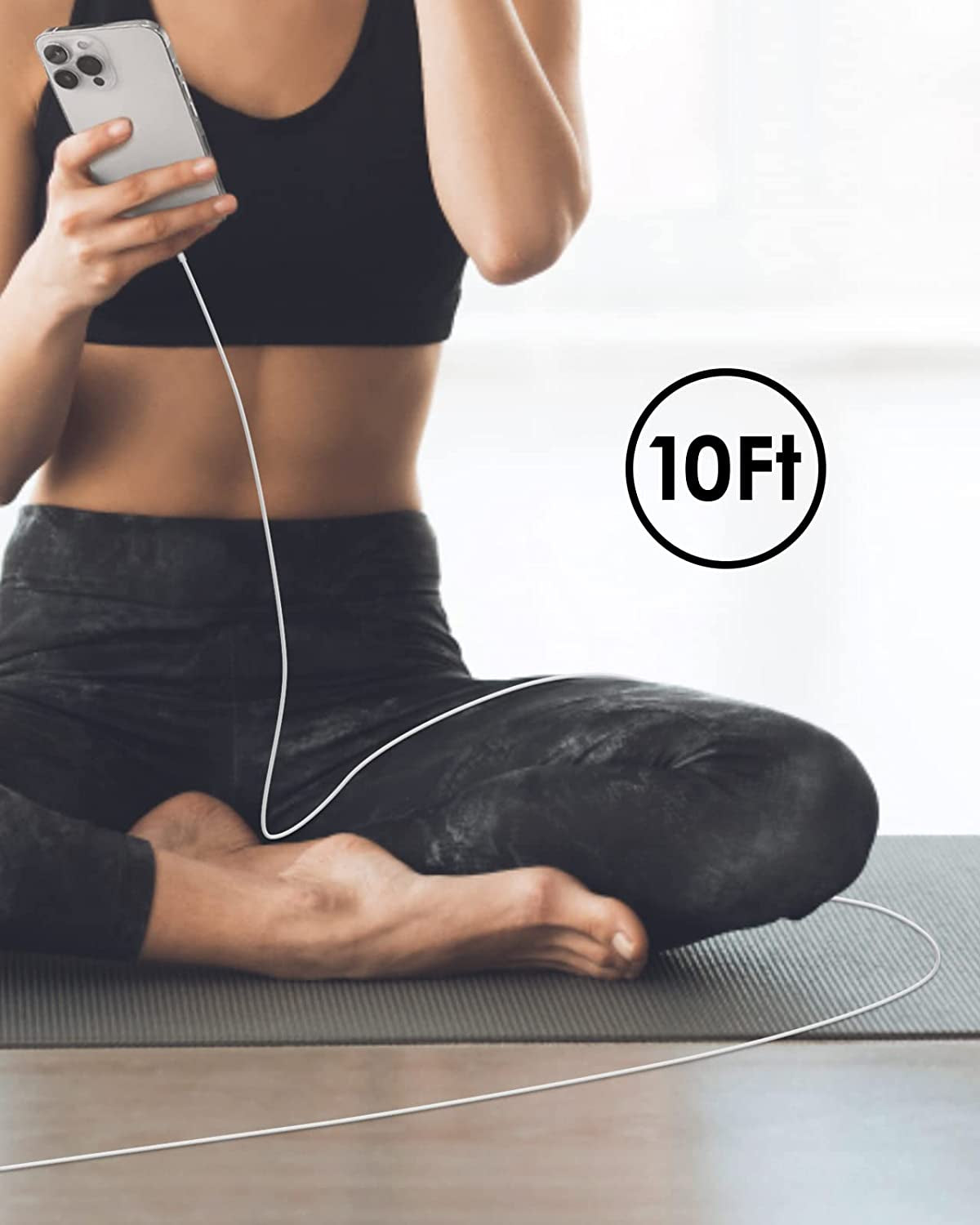 Iphone Charger 10 Ft [Mfi Certified] 20W USB C Charger with 10-Foot-Long Charger Parallel Cable Fast Charging Compatible with Iphone 14/14 Pro/14 Plus/14 Pro Max/13/12/11/11Pro/Xs/X/Xr, Ipad [2 Pack]  Shenzhen Yijiapin Trading Co., Ltd. / Shenzhen FuErBo Technology Co., Ltd   