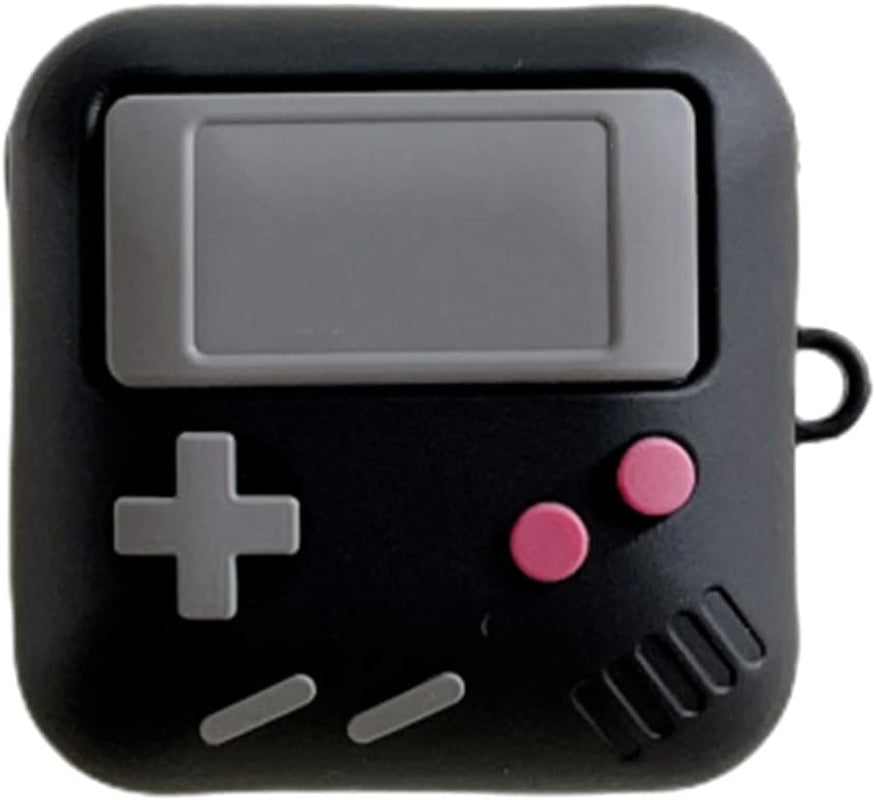 PFVXWJ Creative Case for Samsung Galaxy Buds 2 Pro/Buds Pro/Buds Live/Buds 2,Silicone Protective Cover with anti Lost Keychain,Fall Prevention Earbuds Case for Boys/Girls/Teens (Black)  PFVXWJ   