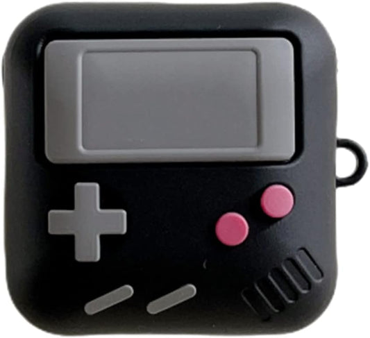 PFVXWJ Creative Case for Samsung Galaxy Buds 2 Pro/Buds Pro/Buds Live/Buds 2,Silicone Protective Cover with anti Lost Keychain,Fall Prevention Earbuds Case for Boys/Girls/Teens (Black)  PFVXWJ   