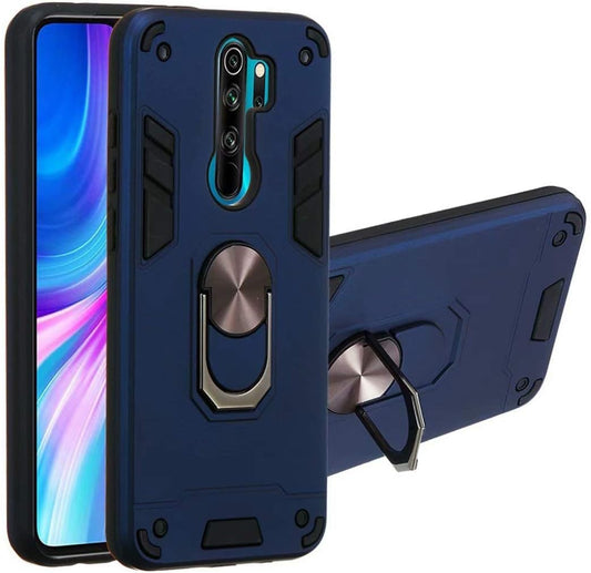LHYIN Xiaomi Redmi Note 8 Pro 2 in 1 Kickstand Royal Blue Back Cover Case,Tpu Soft + PC Hard Hybrid Dual Layer Whole Body Protection Back Cover Shell Case for Xiaomi Redmi Note 8 Pro Royal Blue  LHYIN   