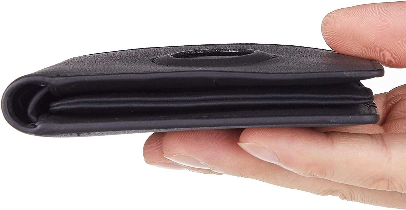 Hawanik Large Wallet for Airtag, Mens Bifold Wallet with 2 ID Windows RFID Blocking  Hawanik   