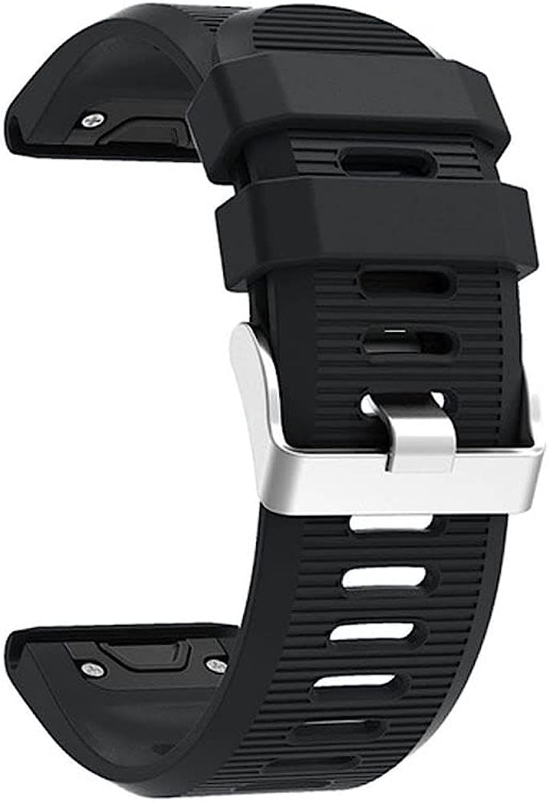 KOSSMA 26Mm Width Outdoor Sport Silicone Replacement Watch Strap for Garmin Fenix 5X plus 6X Pro 3 HR Band Wristband Watchband Bracelet  KOSSMA   