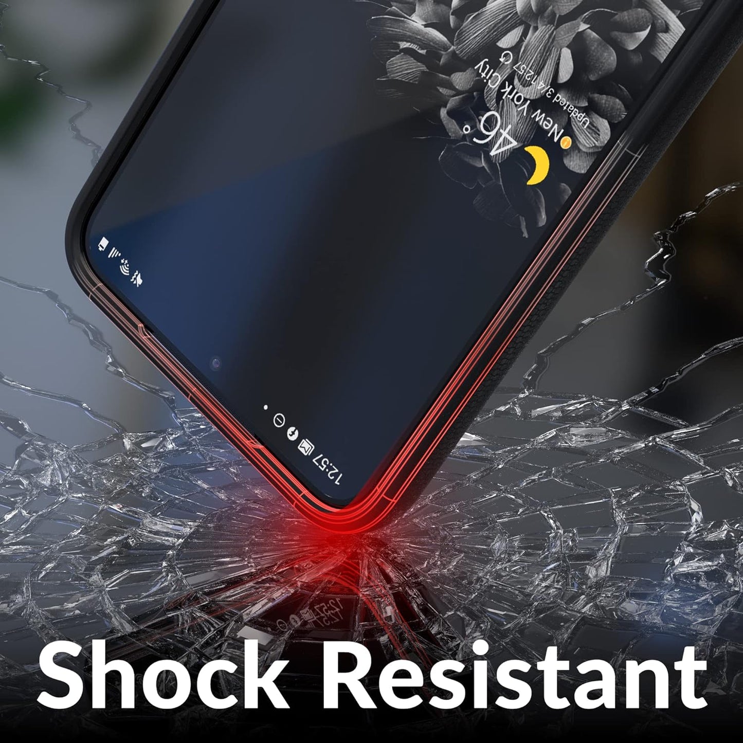 Crave Dual Guard for Samsung Galaxy S22 Case, Shockproof Protection Dual Layer Case for Samsung Galaxy S22 5G - Black  Crave   